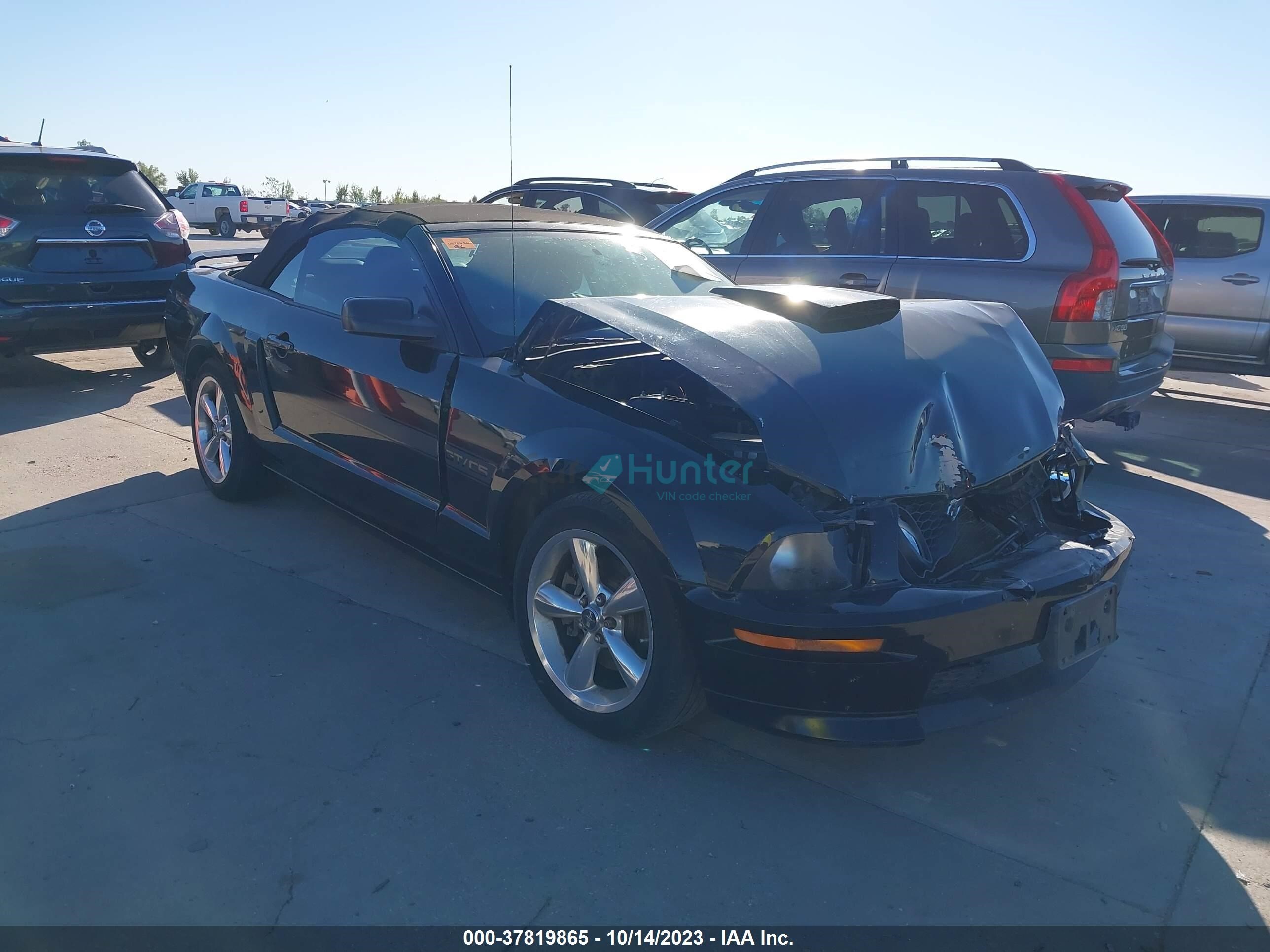 ford mustang 2007 1zvht85h075289530