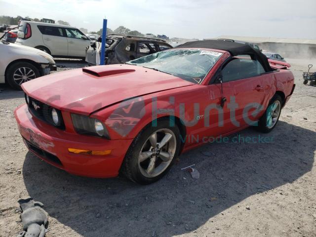ford mustang gt 2007 1zvht85h375218189
