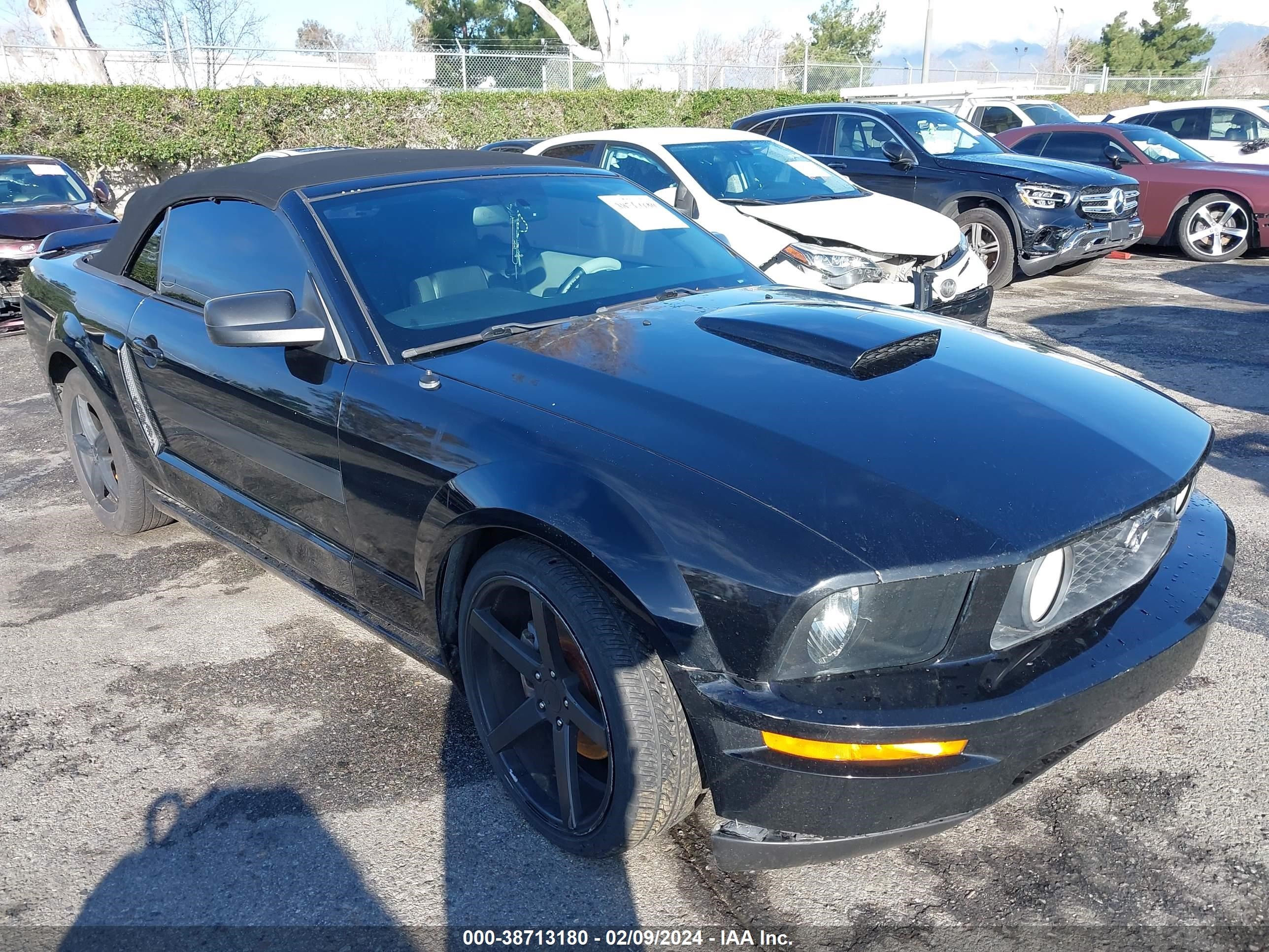 ford mustang 2007 1zvht85h375222100