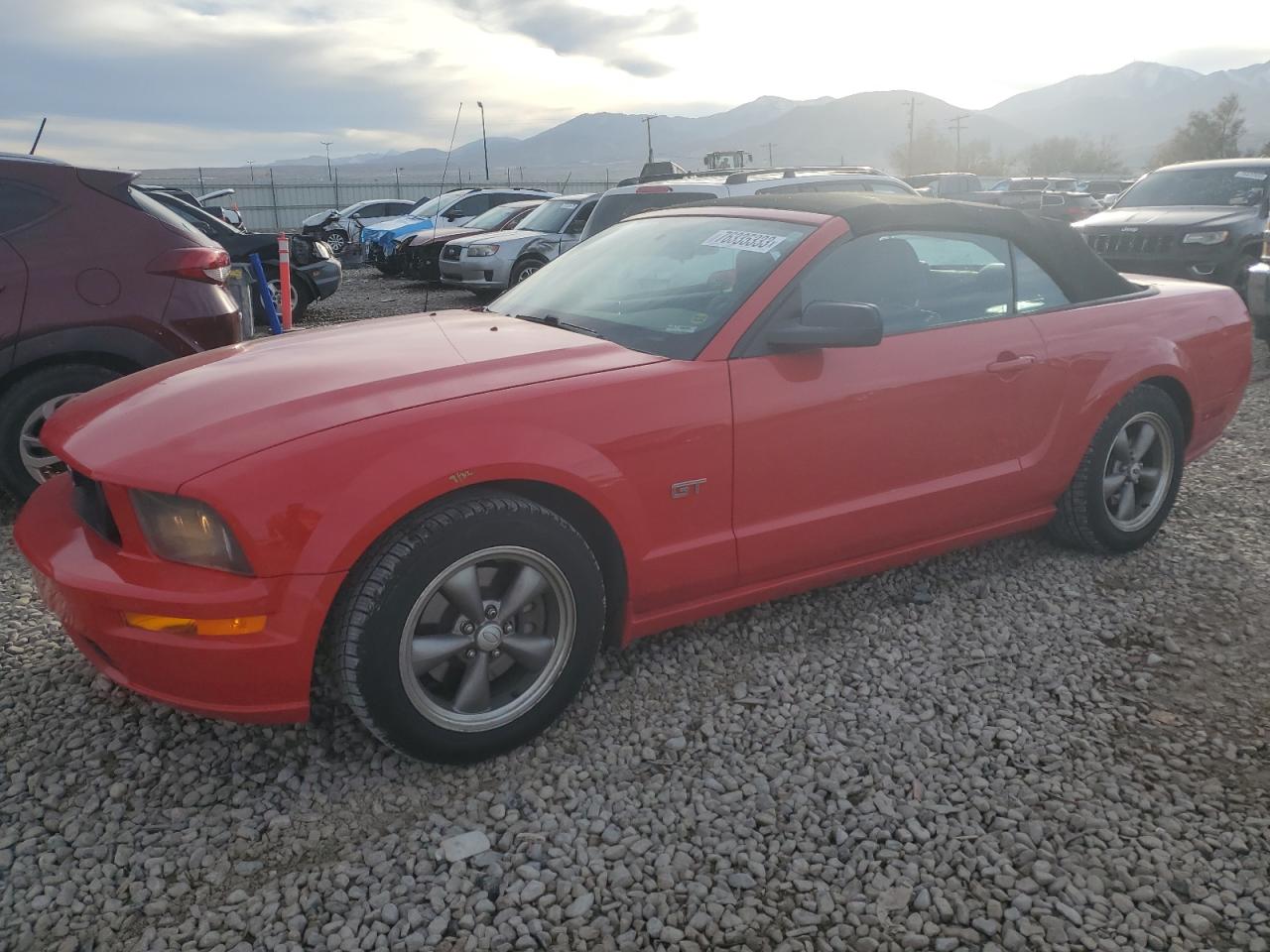 ford mustang 2007 1zvht85hx75338104