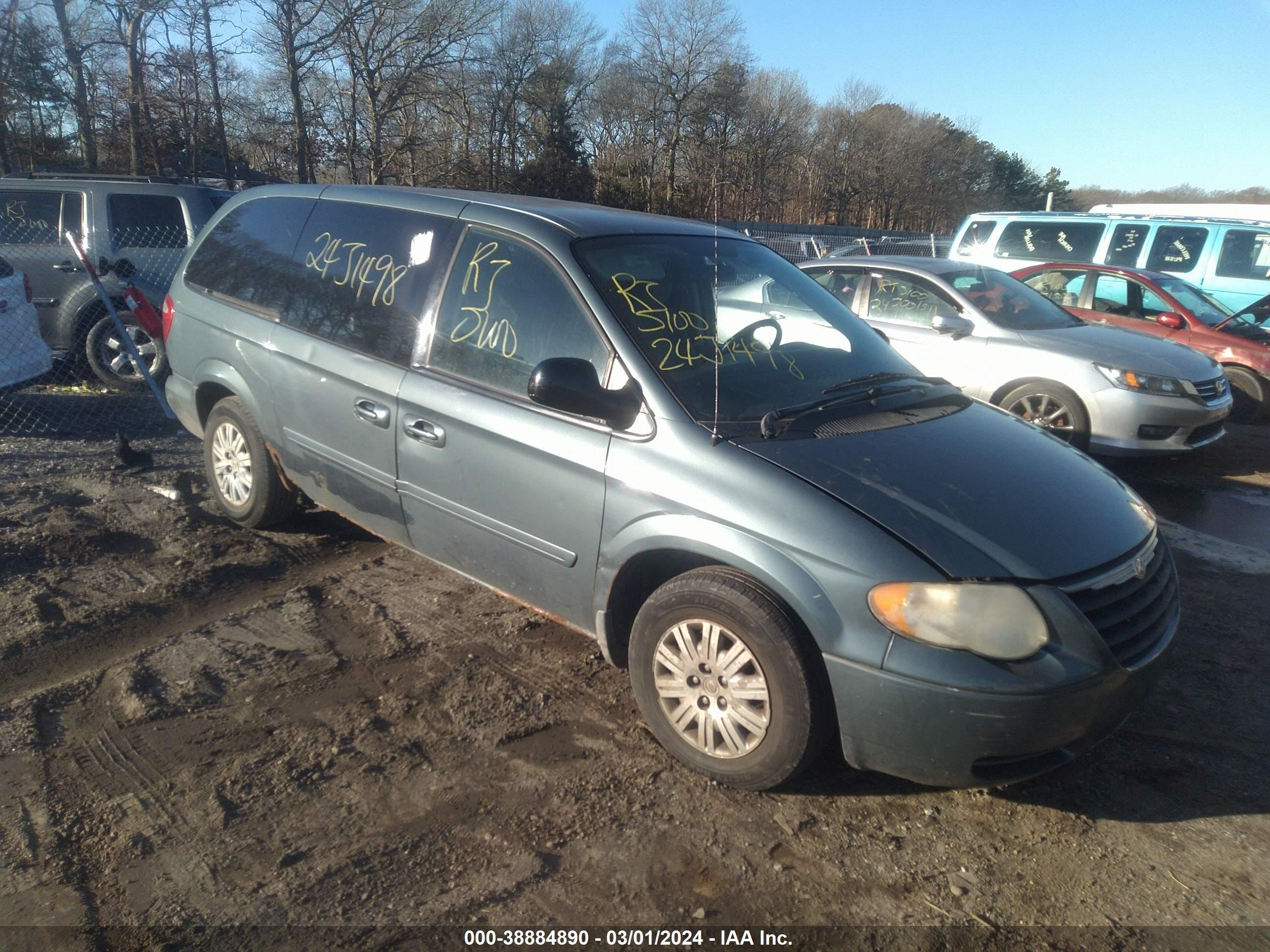 chrysler town & country 2007 2a4gp44r97r193074