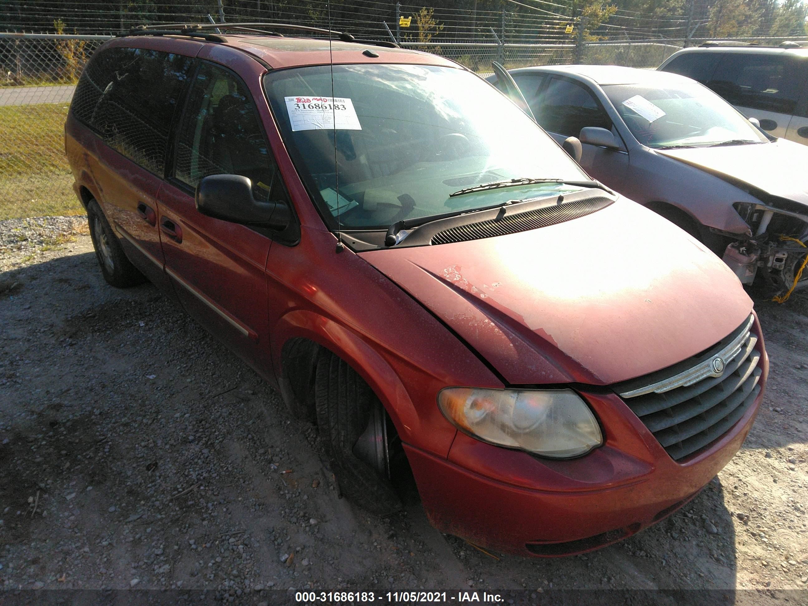 chrysler town & country 2006 2a4gp54l36r844375