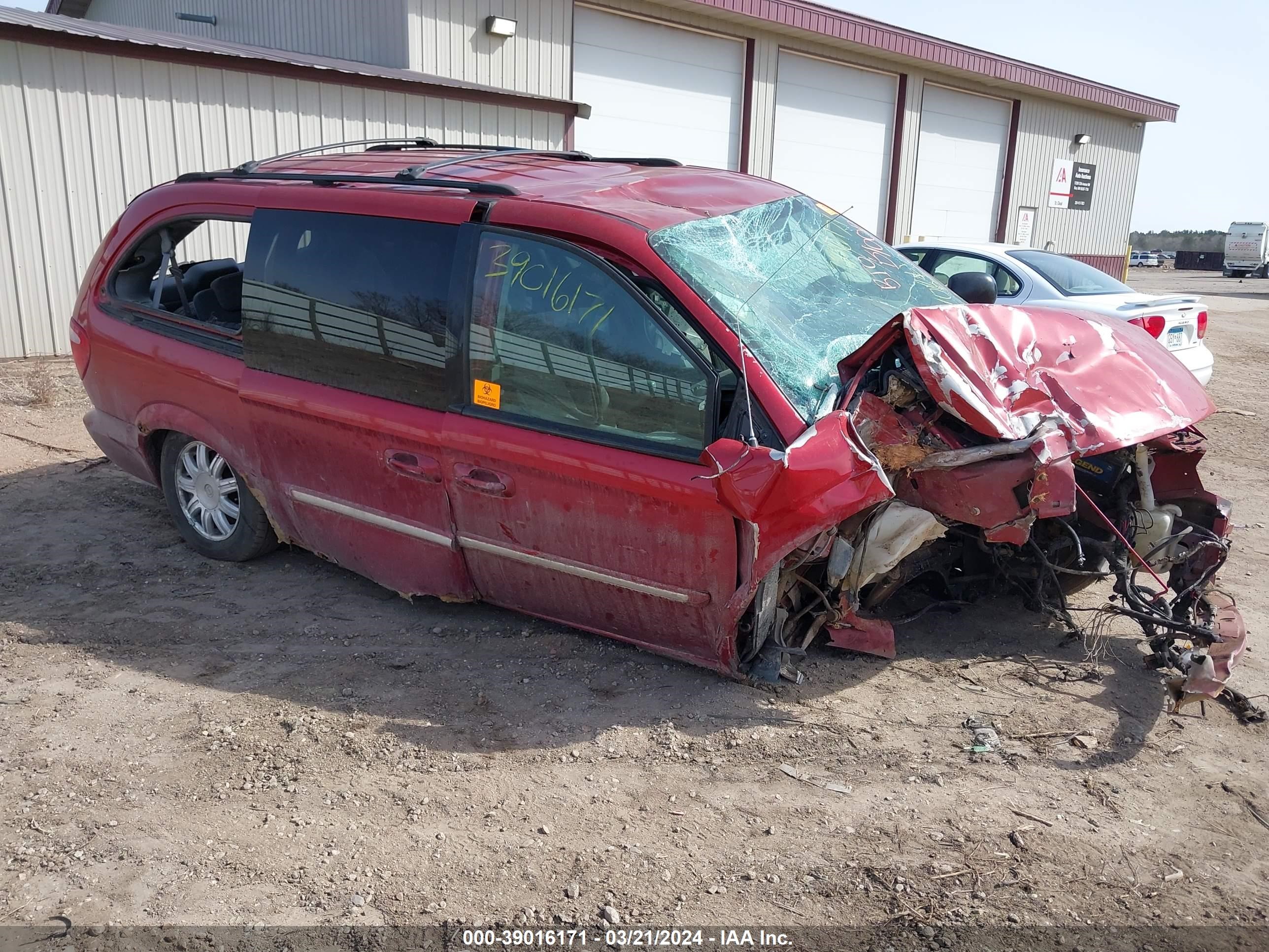 chrysler town & country 2007 2a4gp54l67r183135