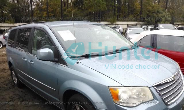 chrysler town and country 2010 2a4rr5d10ar359055