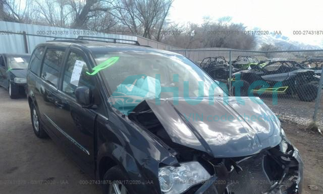 chrysler town and country 2011 2a4rr5dgxbr719955