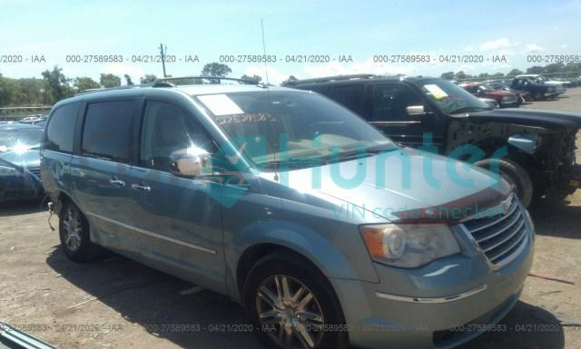 chrysler town and country 2010 2a4rr7dx2ar357646