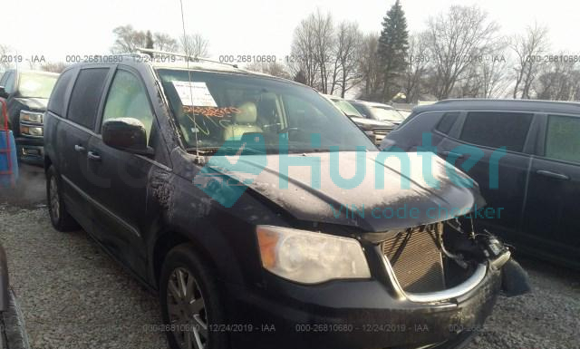 chrysler town and country 2011 2a4rr8dg9br607696