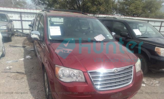 chrysler town and country 2010 2a4rr8dx5ar449923