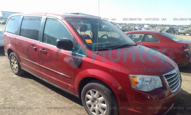 chrysler town and country 2009 2a8hr44e29r569921