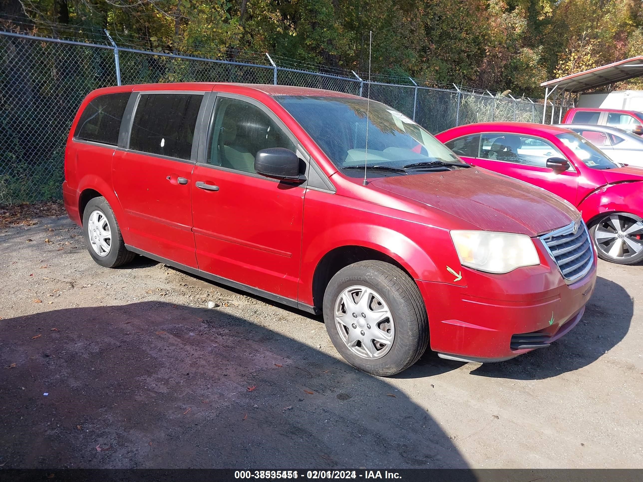 chrysler town & country 2008 2a8hr44h68r105555