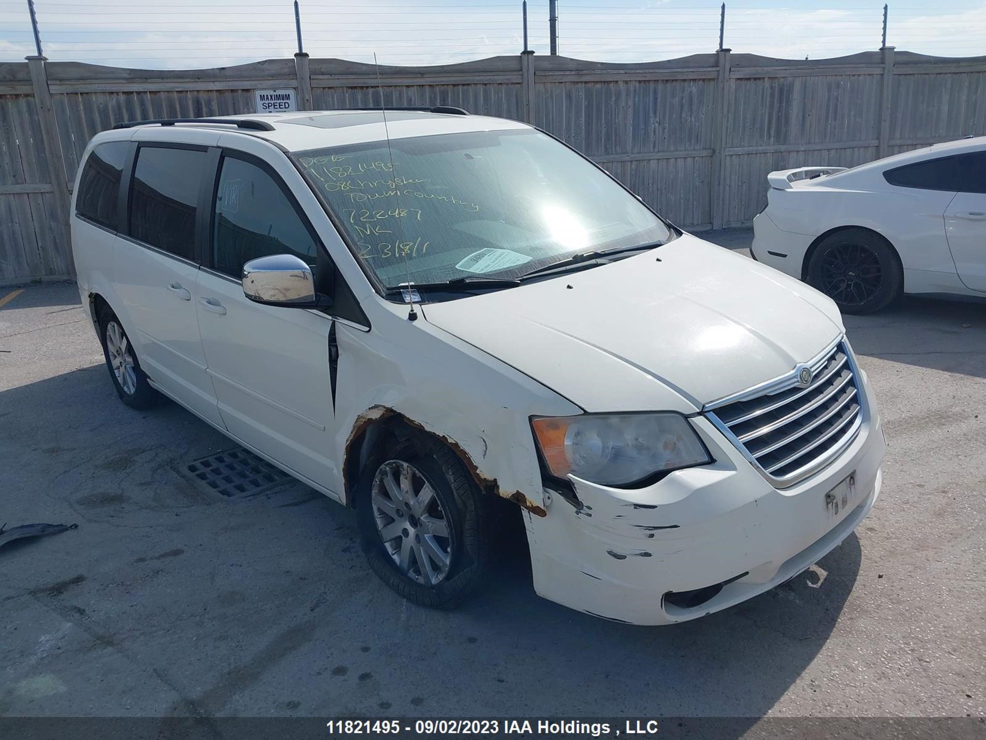 chrysler town & country 2008 2a8hr54p38r722487