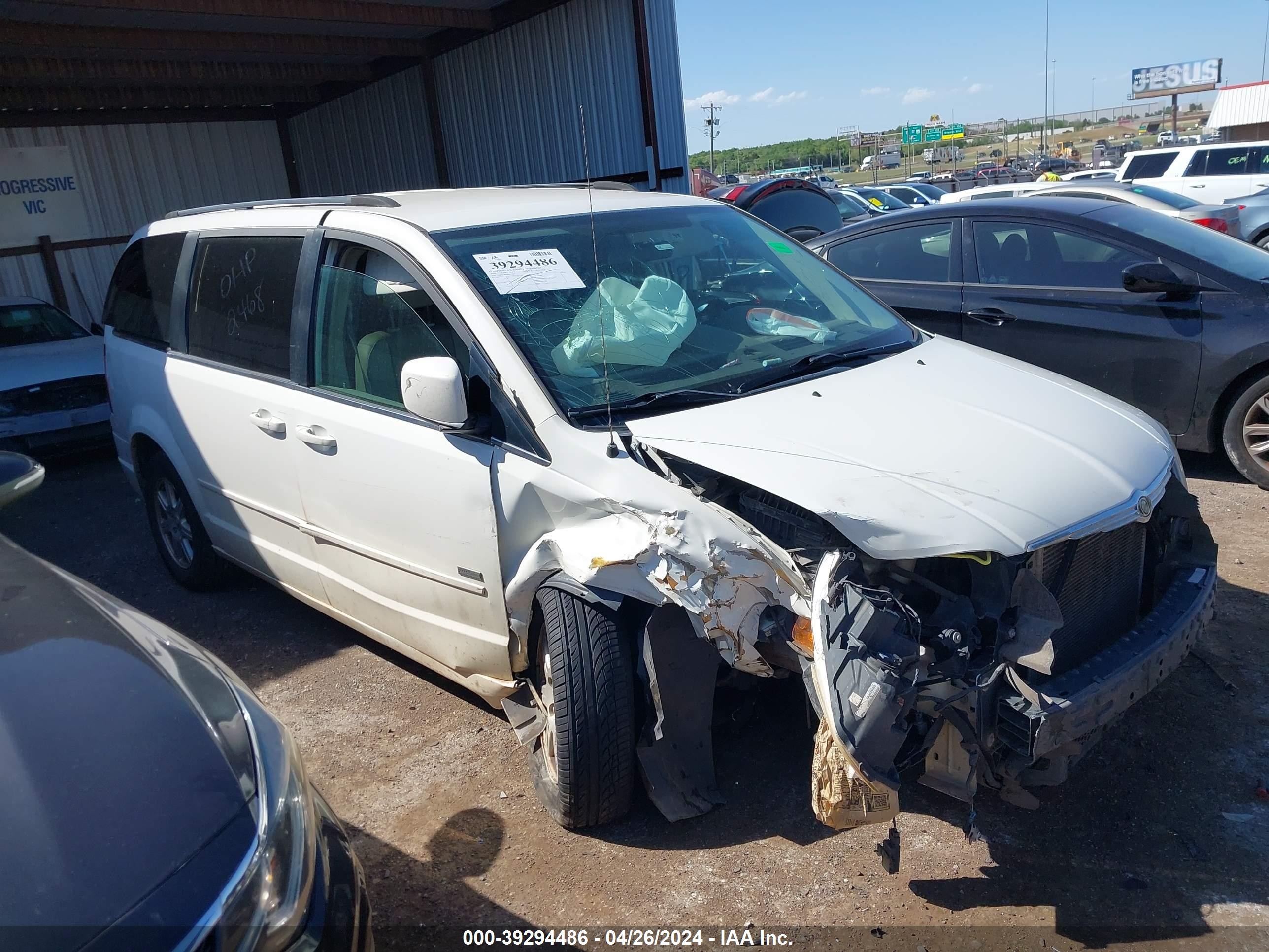 chrysler town & country 2008 2a8hr54p48r817527