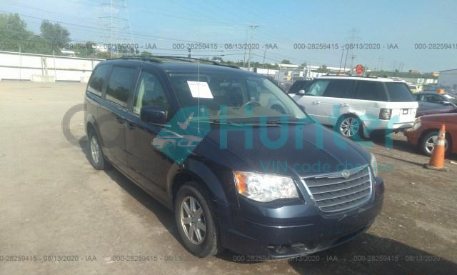 chrysler town and country 2008 2a8hr54p58r746791