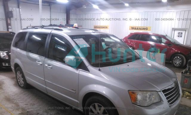 chrysler town and country 2008 2a8hr54p58r783033