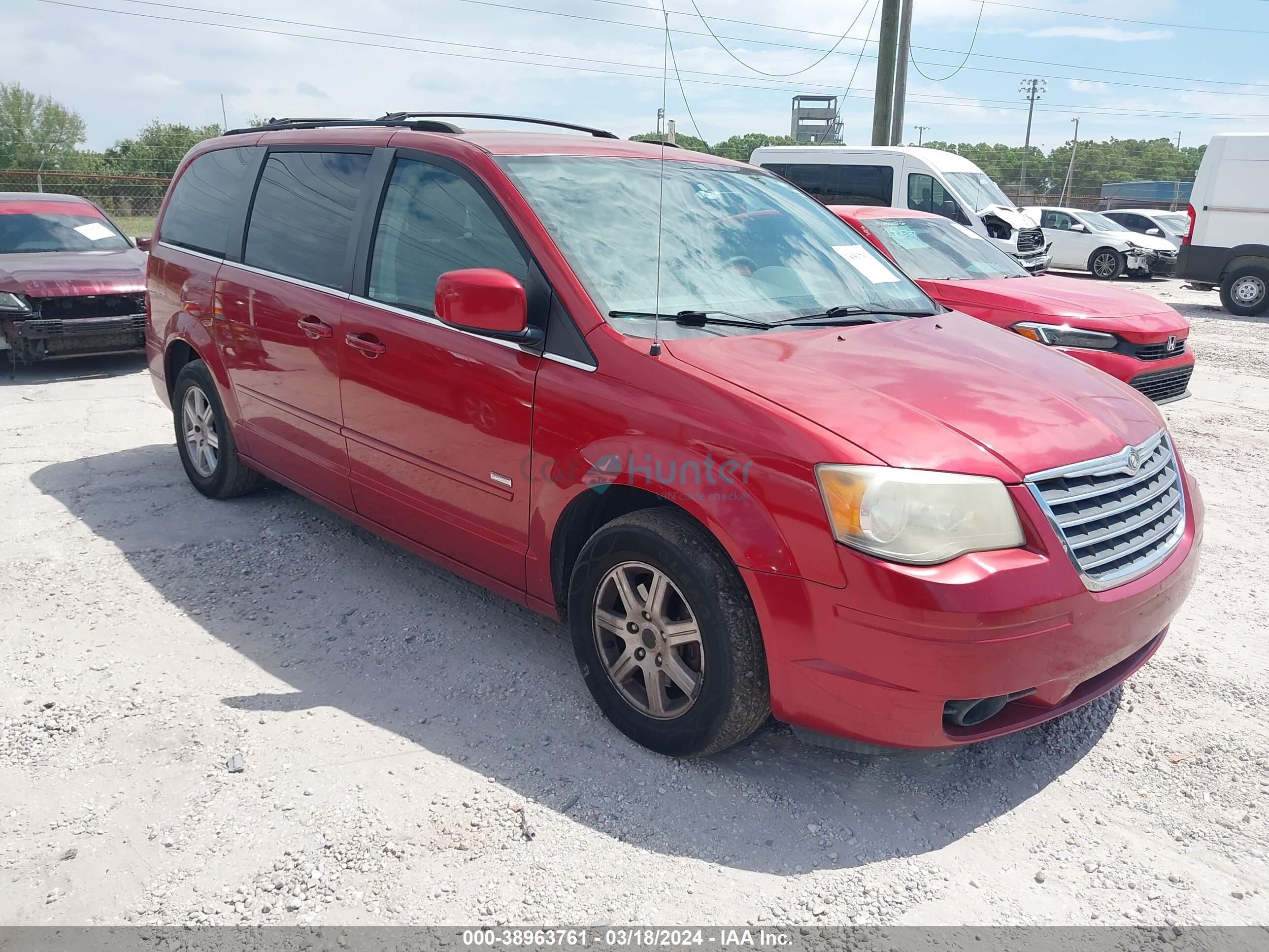 chrysler town & country 2008 2a8hr54px8r838043