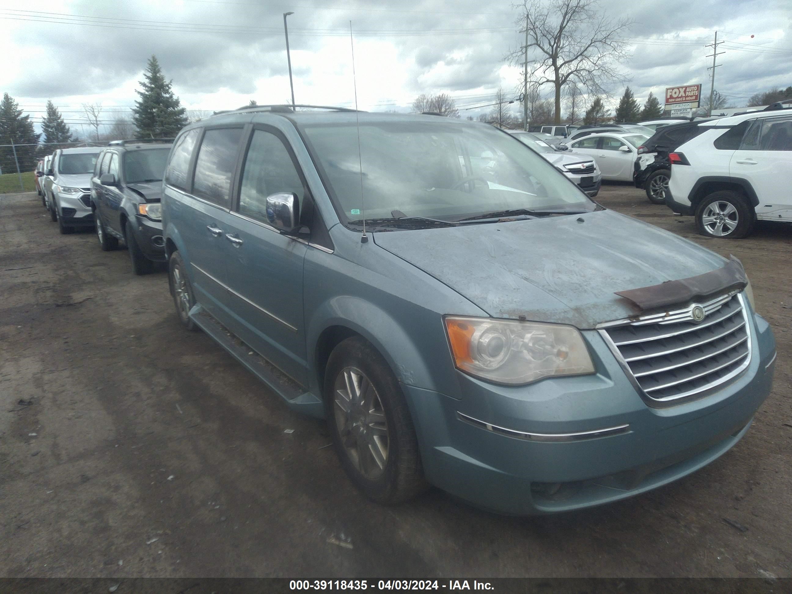 chrysler town & country 2008 2a8hr64x28r805589