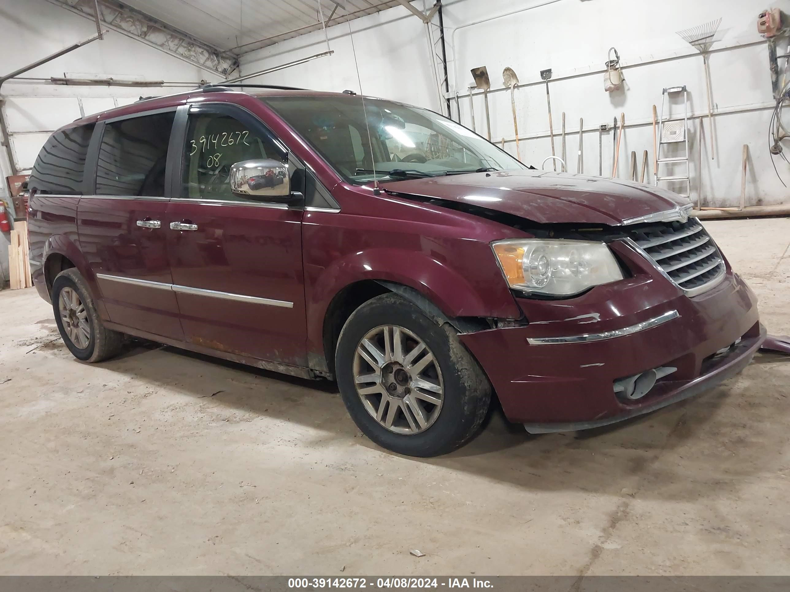 chrysler town & country 2008 2a8hr64x98r689954