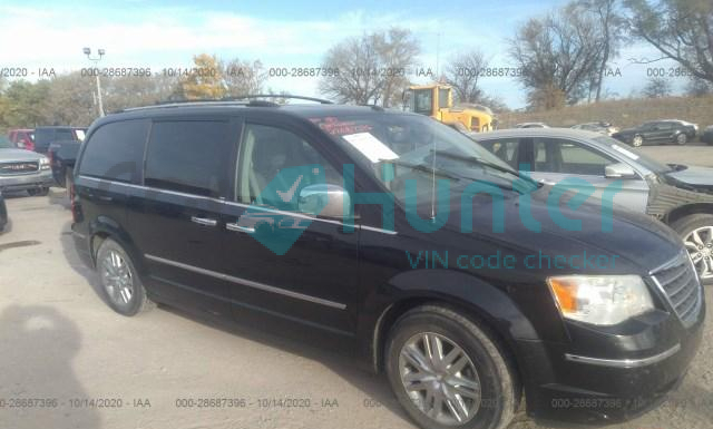 chrysler town and country 2009 2a8hr64x99r635541