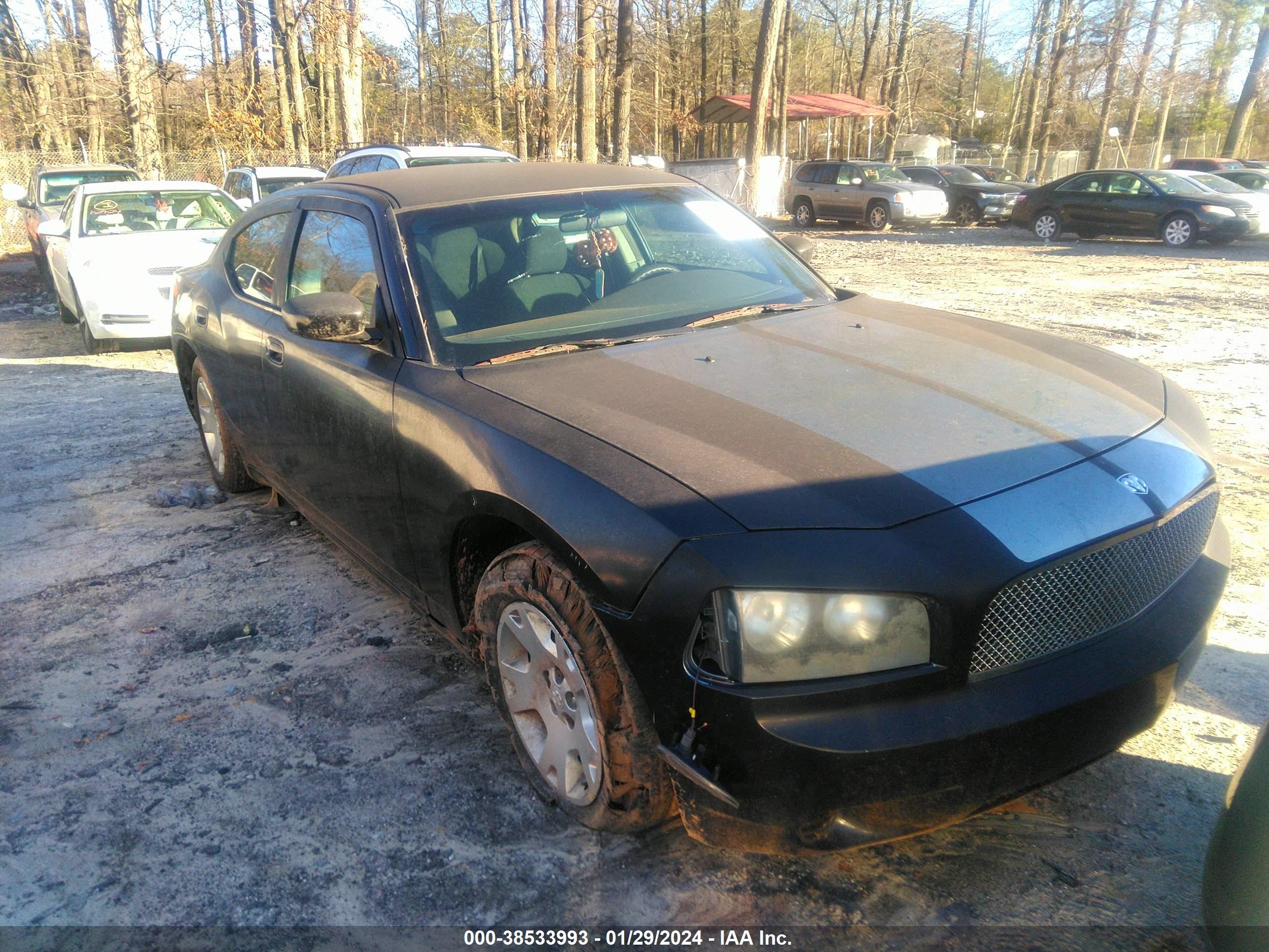 dodge charger 2007 2b3la43g97h768707