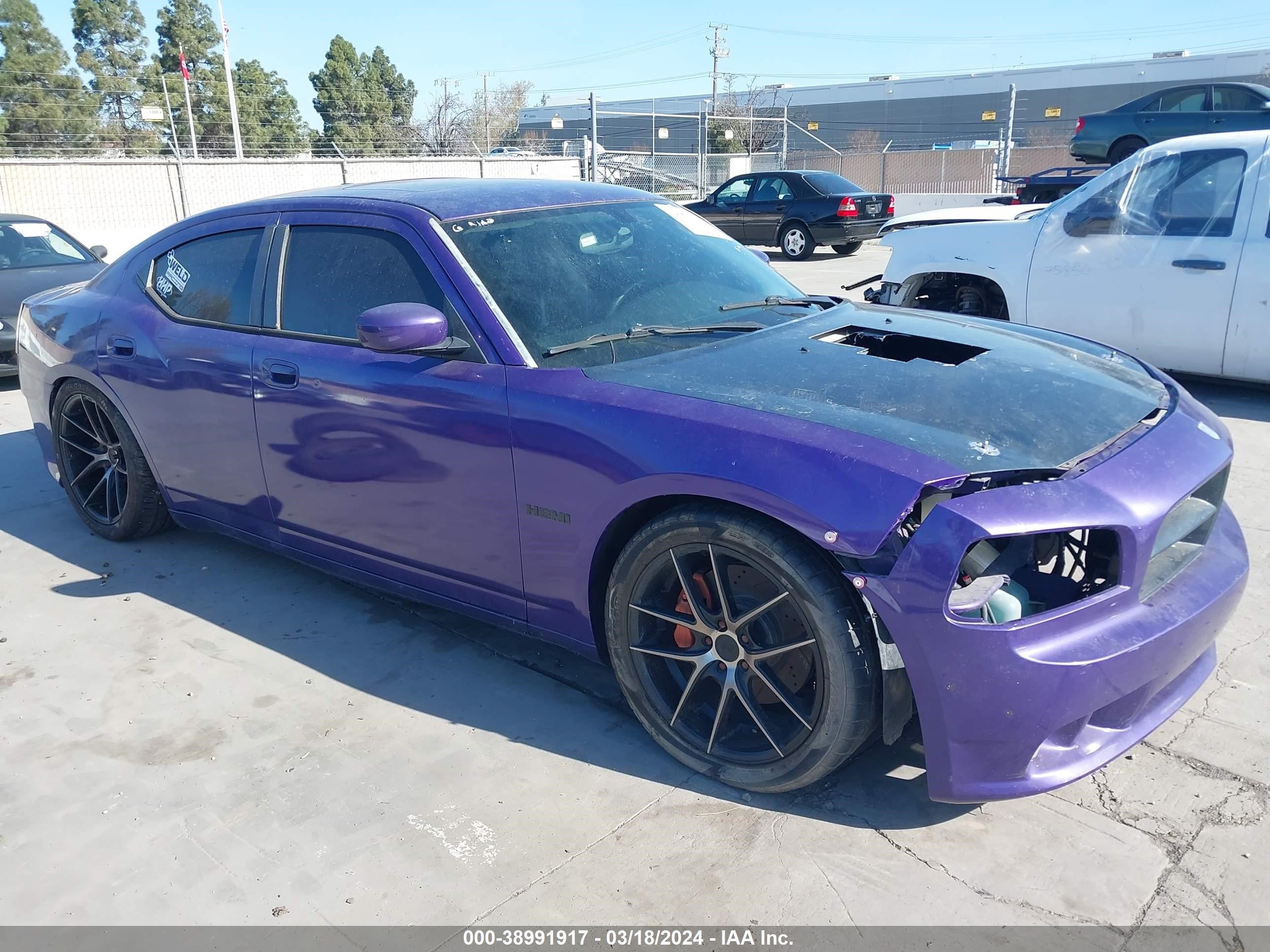 dodge charger 2007 2b3la73w37h894716