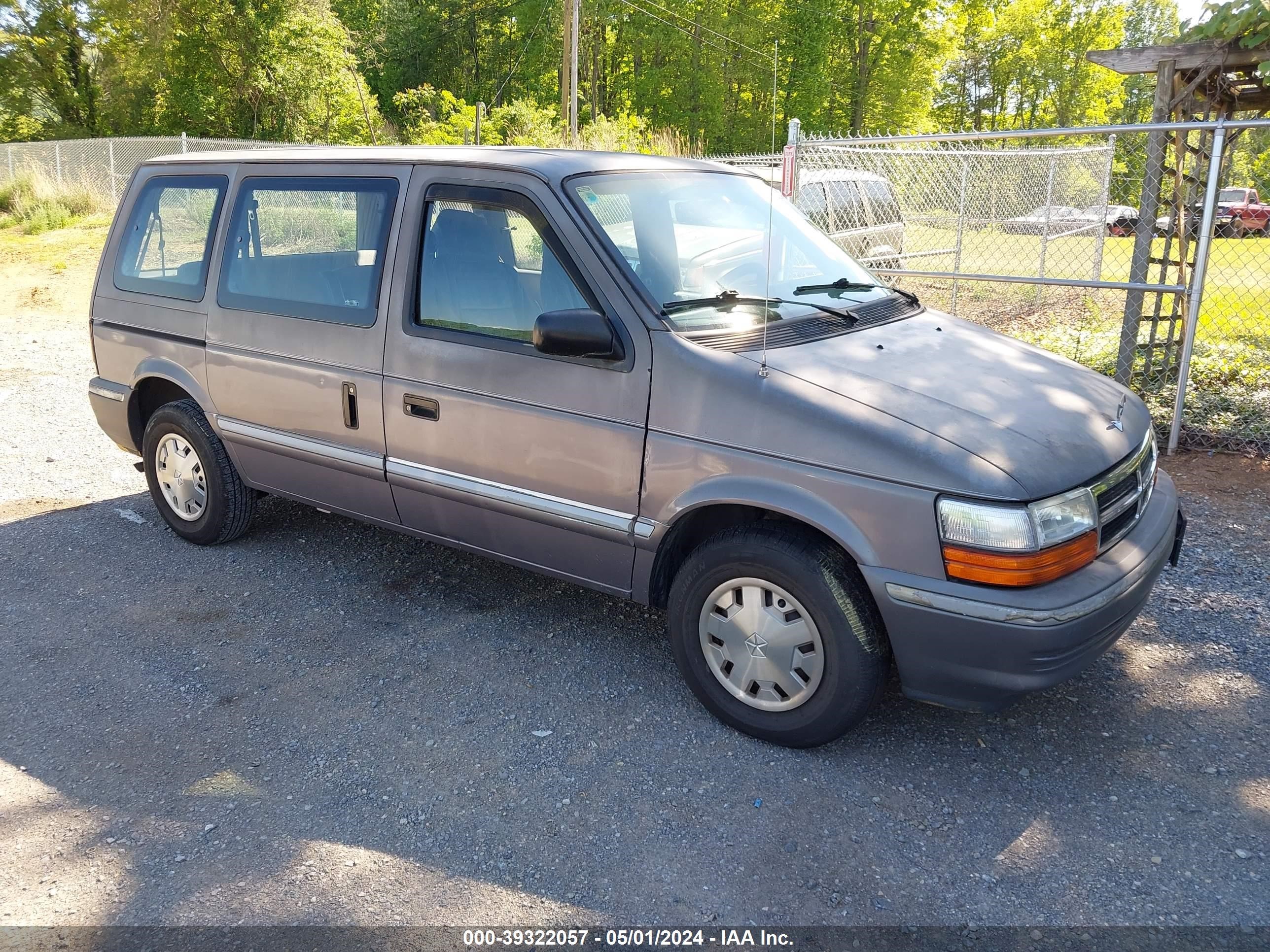 dodge caravan 1993 2b4gh2530pr257419