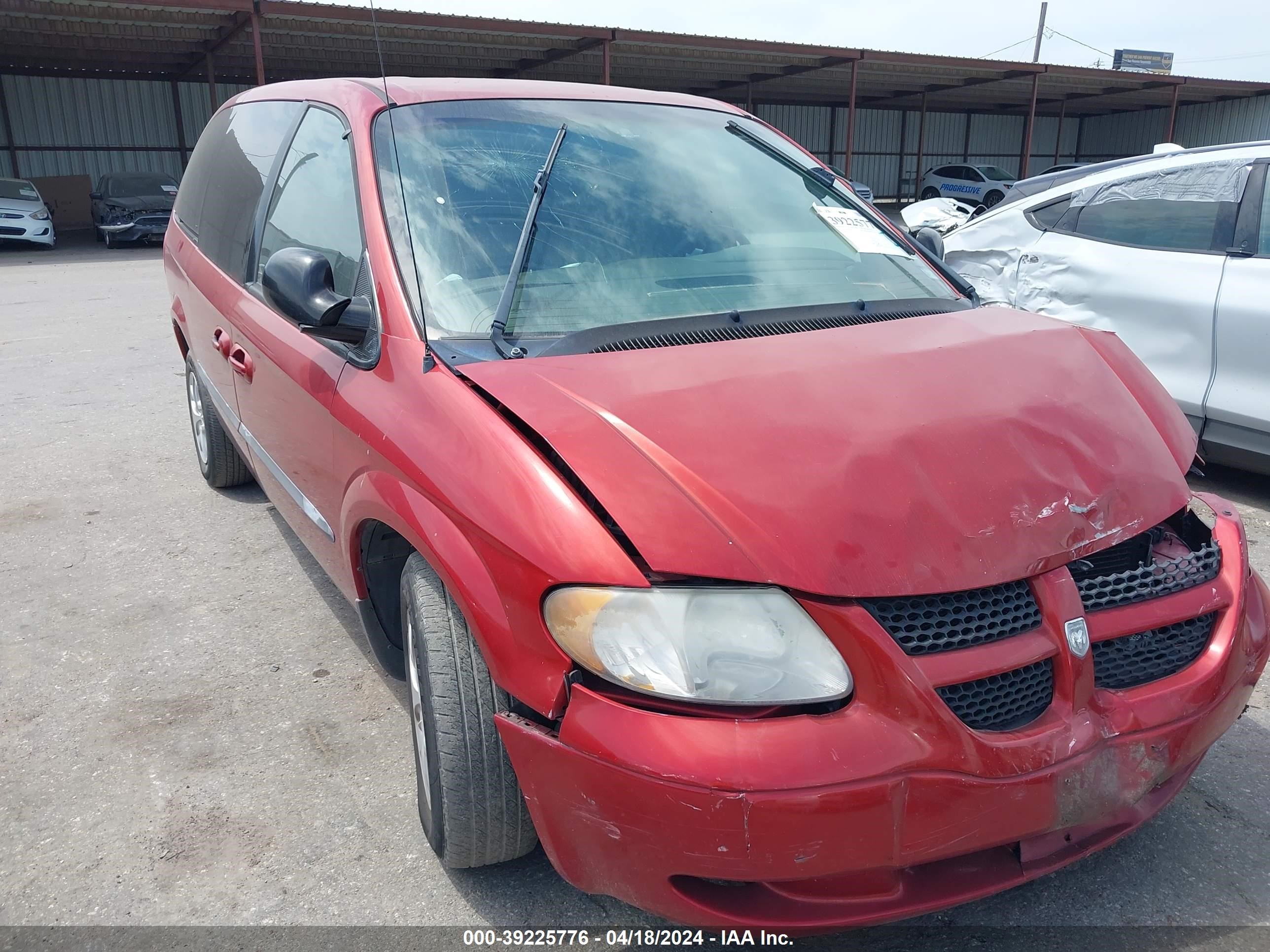 dodge caravan 2002 2b4gp44352r675922