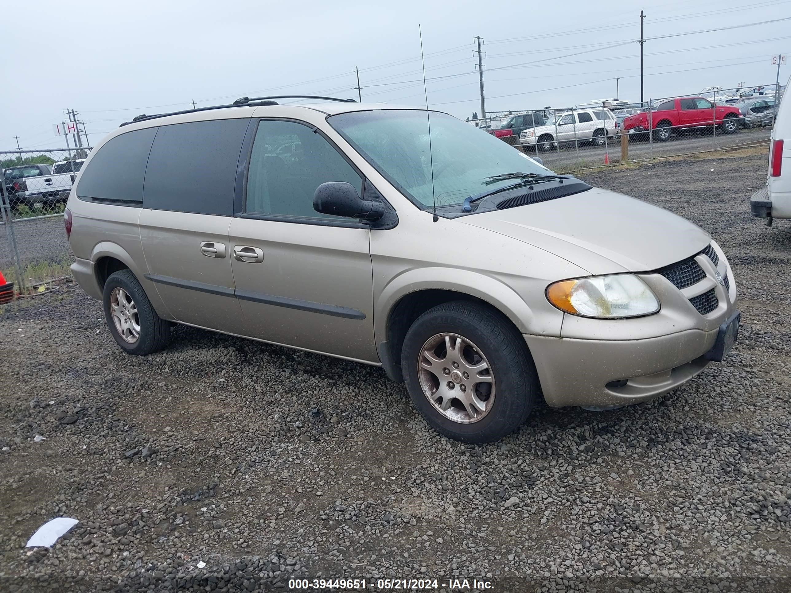 dodge caravan 2002 2b4gp74lx2r645817