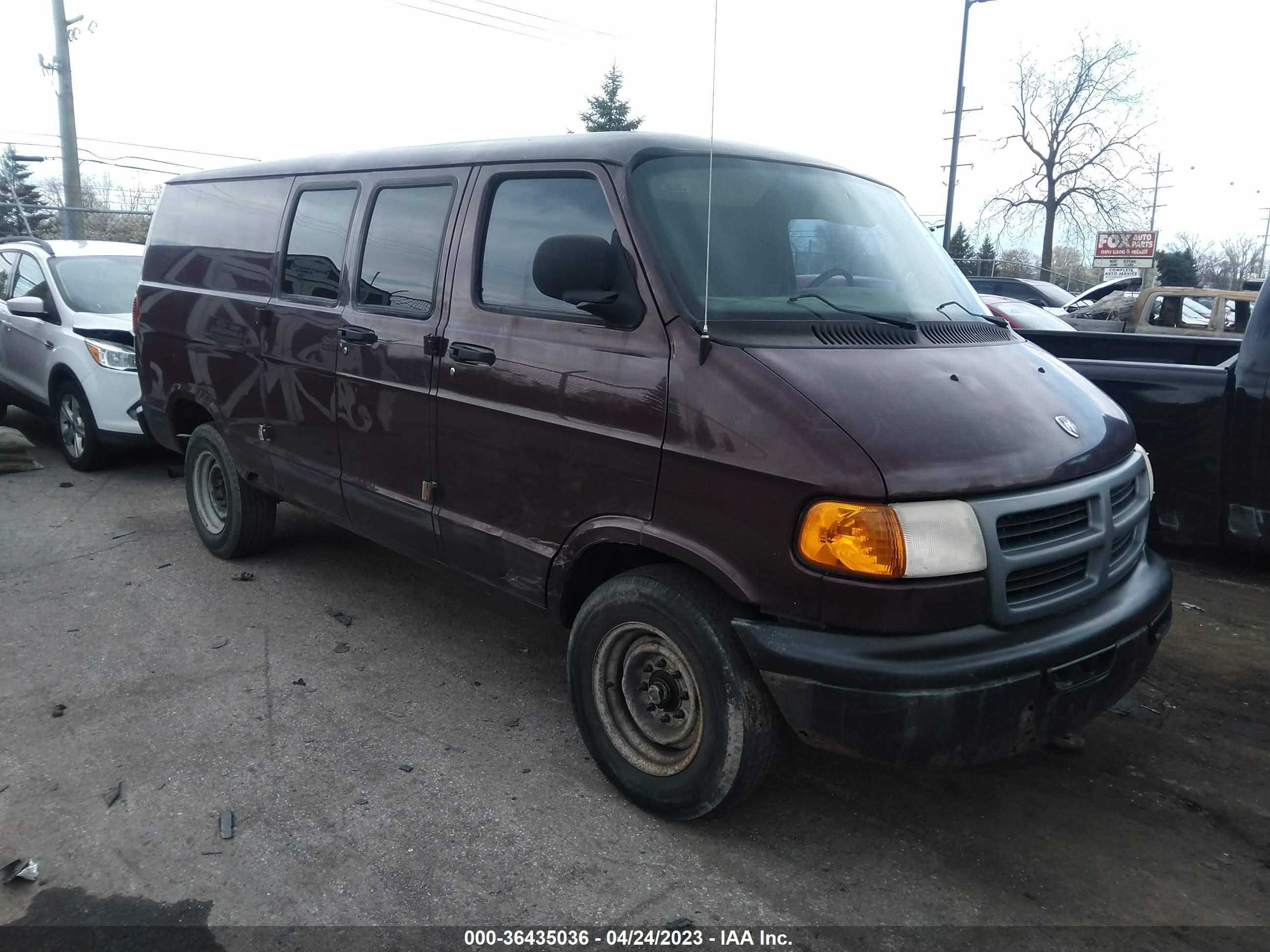 dodge ram van 2001 2b7jb21y11k510856