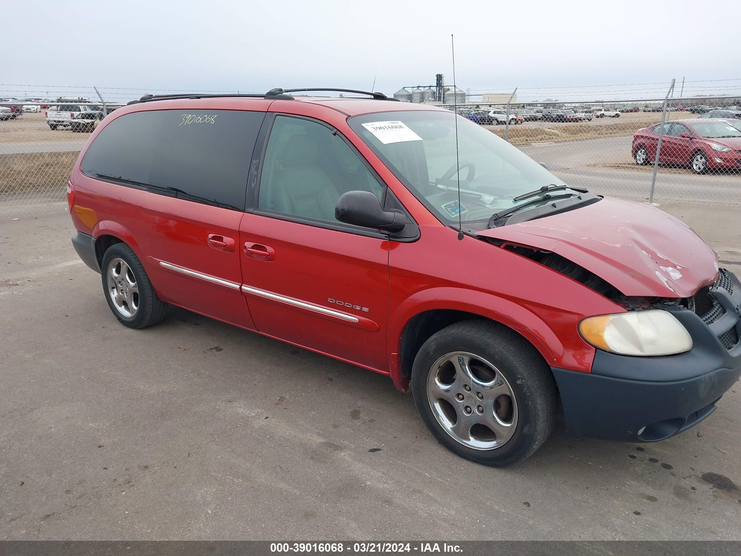 dodge caravan 2001 2b8gp54l11r118976