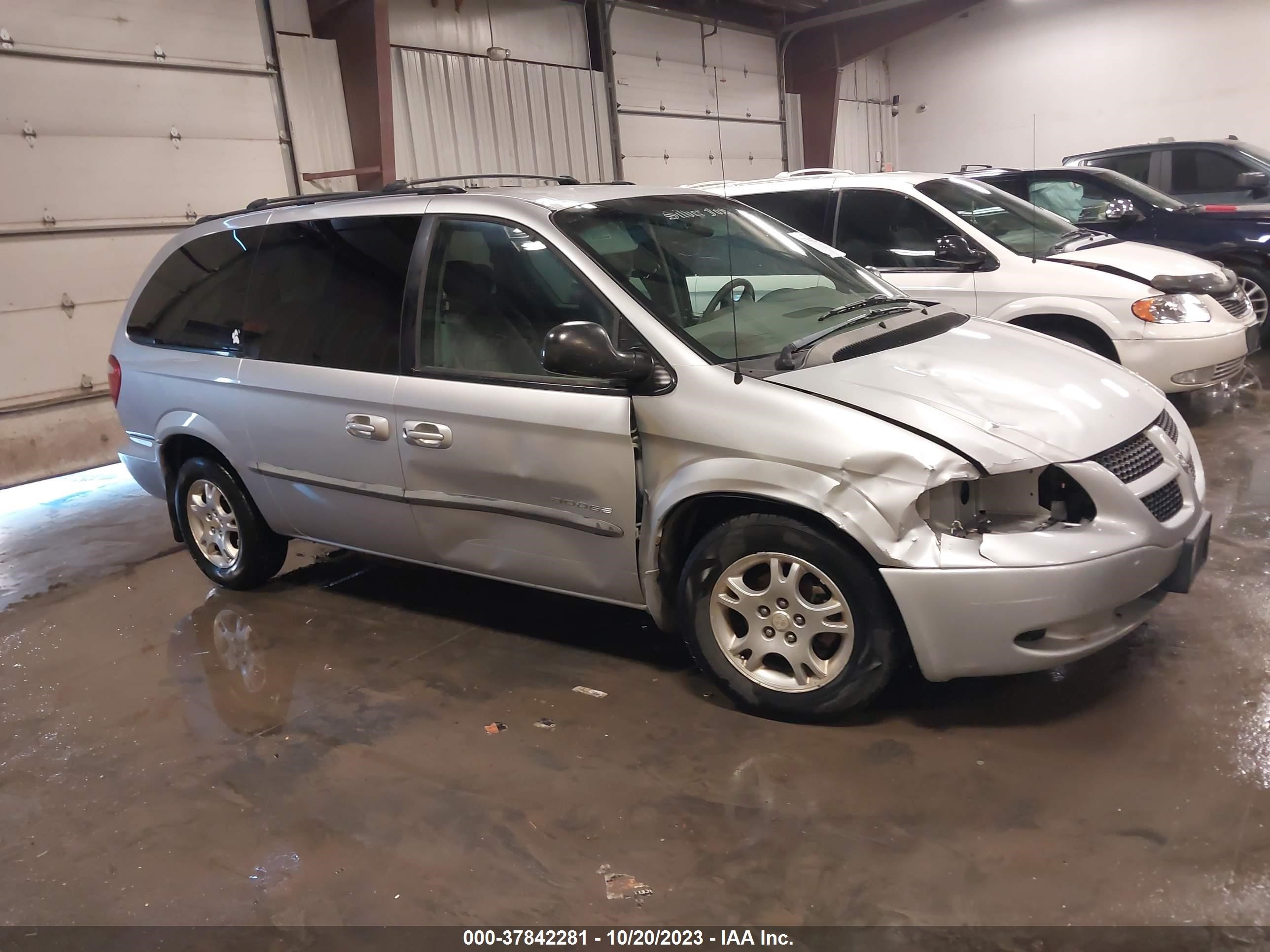 dodge caravan 2001 2b8gp74l21r292874