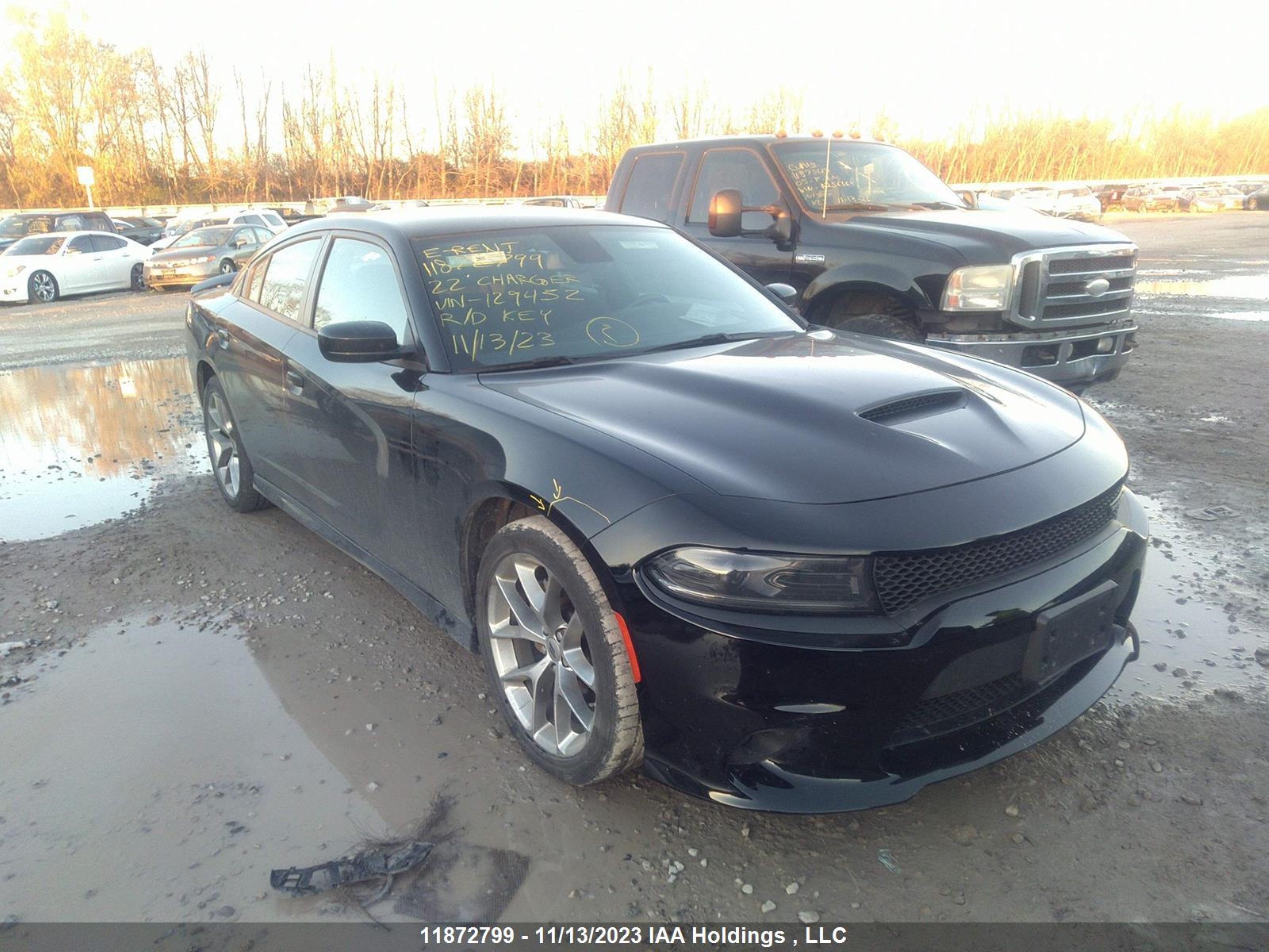 dodge charger 2022 2c3cdxhg5nh129452