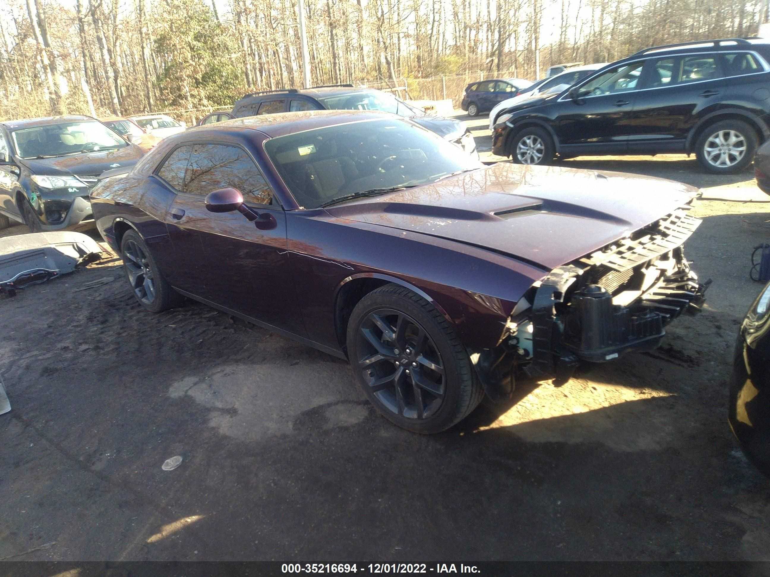 dodge challenger 2021 2c3cdzag9mh597298