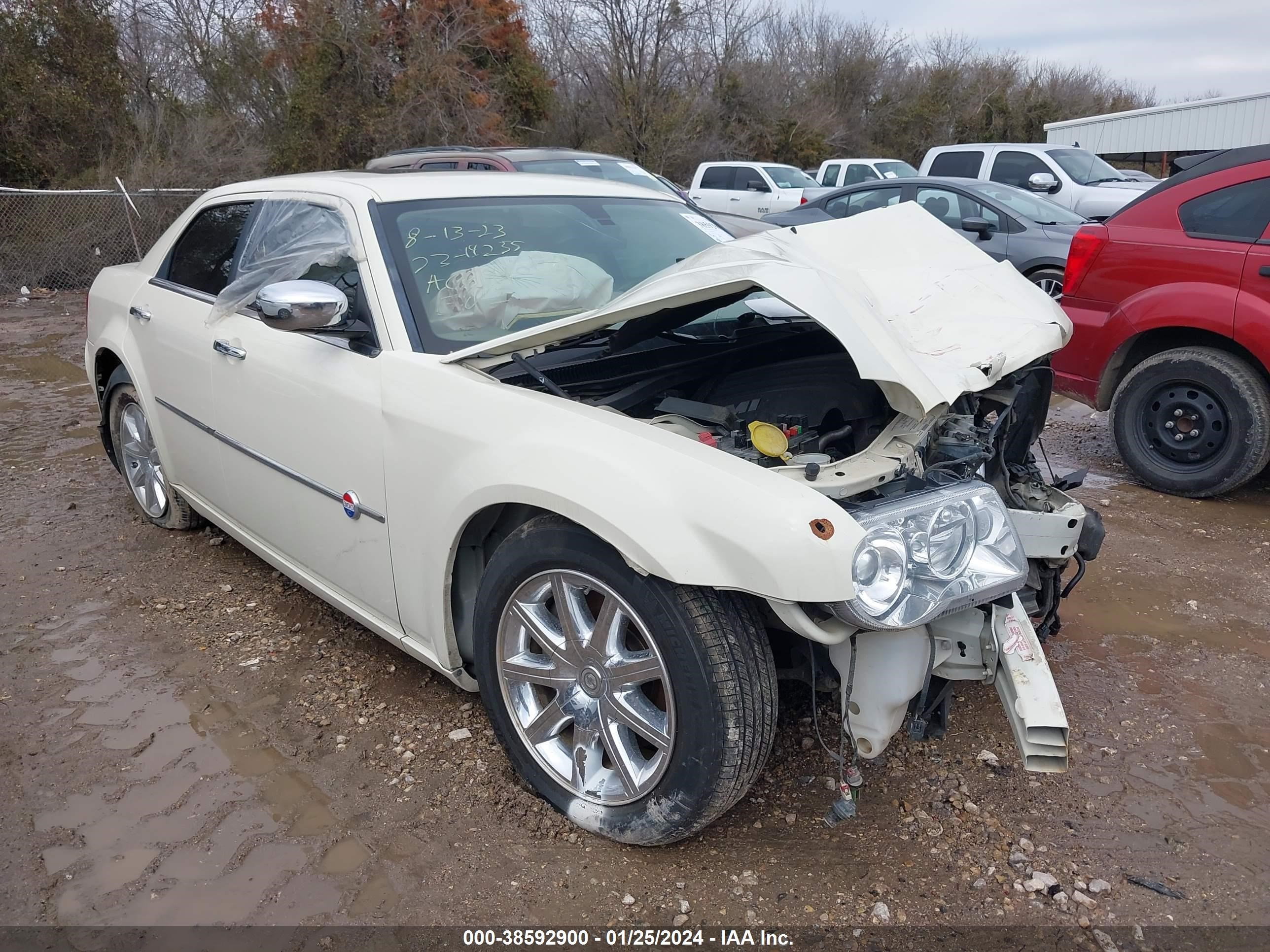 chrysler 300c 2008 2c3la63h38h172100