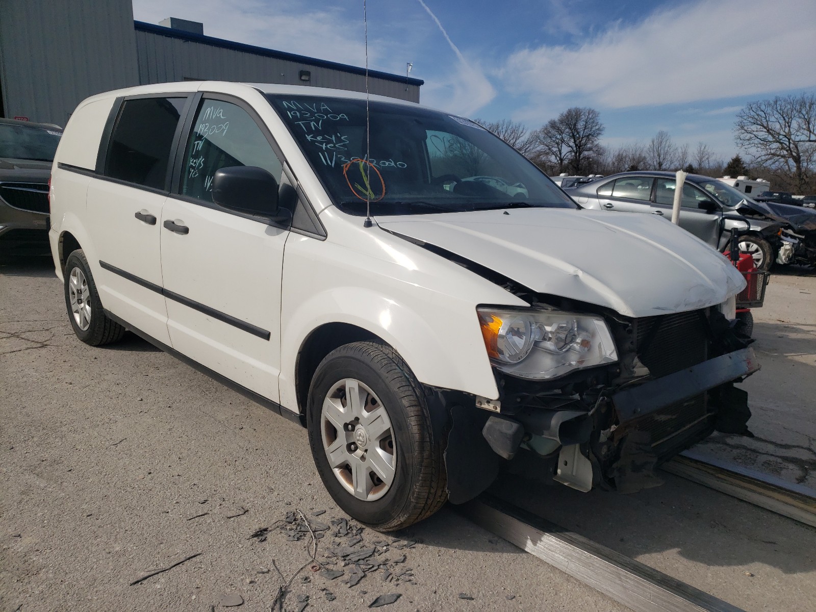 dodge ram van 2012 2c4jdgag1cr404724