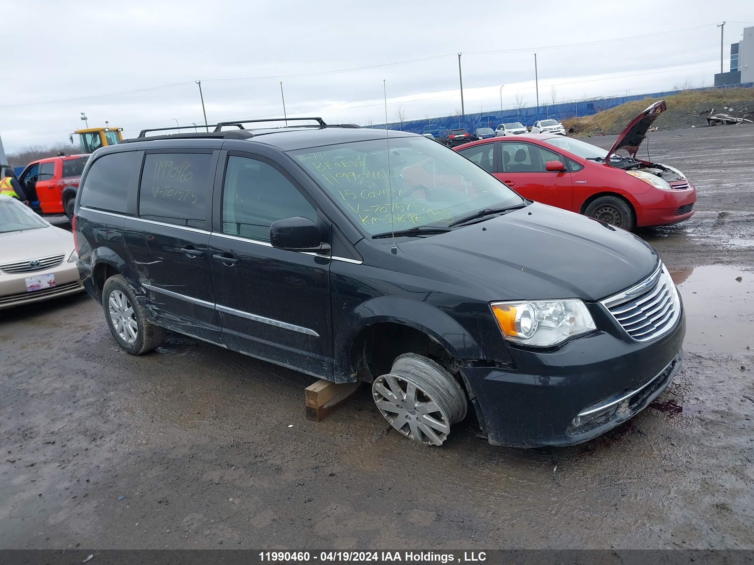 chrysler town & country 2015 2c4rc1bg5fr707575