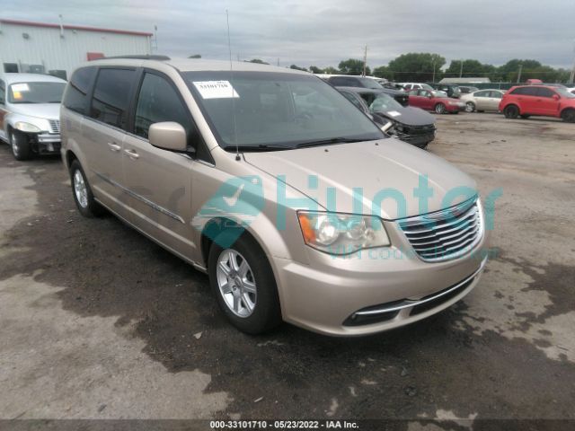 chrysler town & country 2012 2c4rc1bgxcr345965