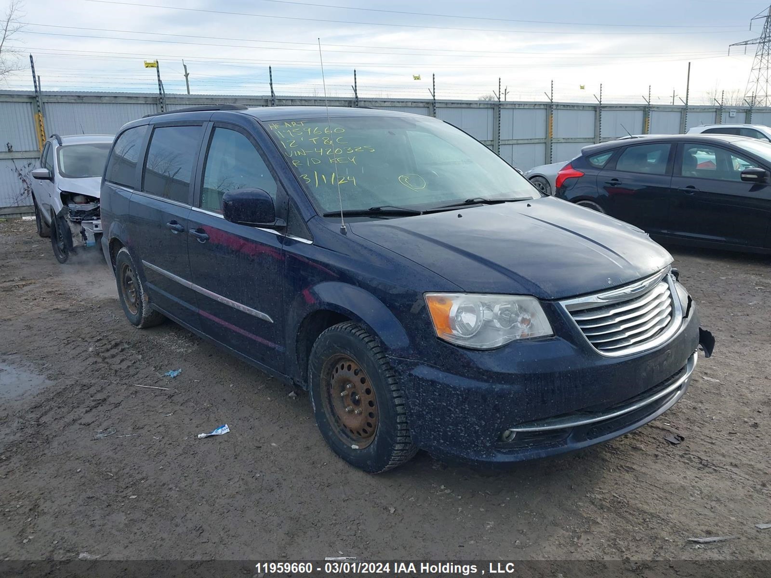 chrysler town & country 2012 2c4rc1bgxcr420325