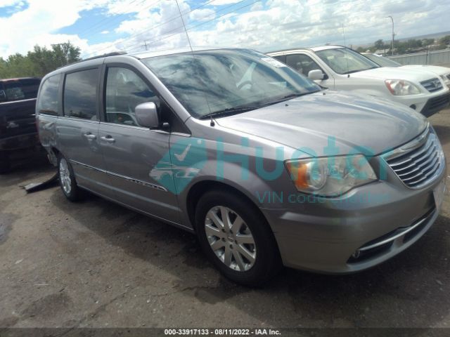 chrysler town & country 2014 2c4rc1bgxer295670