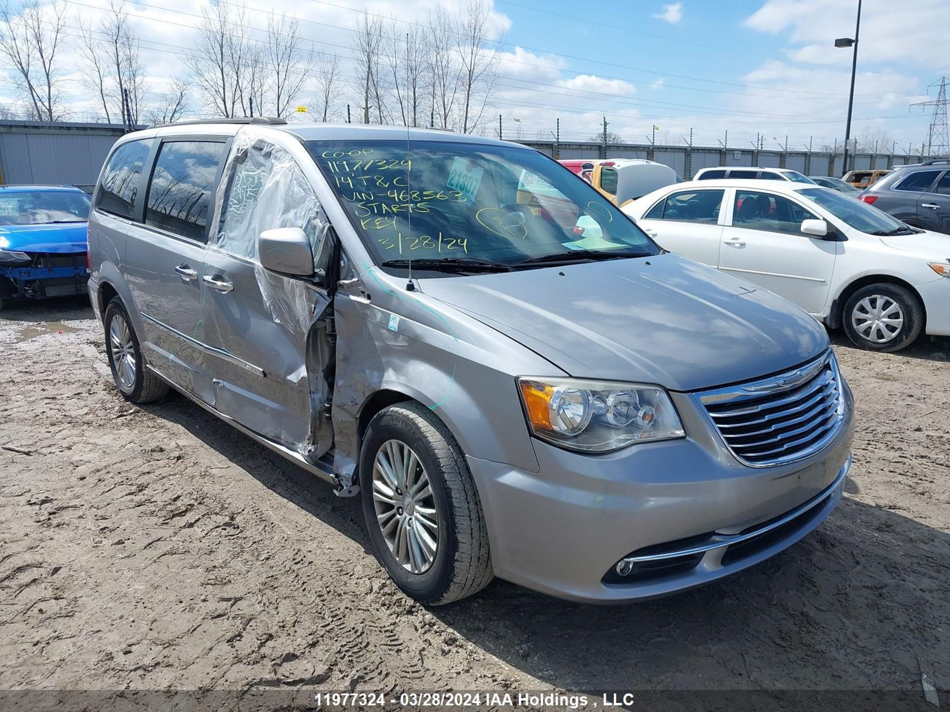 chrysler town & country 2014 2c4rc1cg0er468563