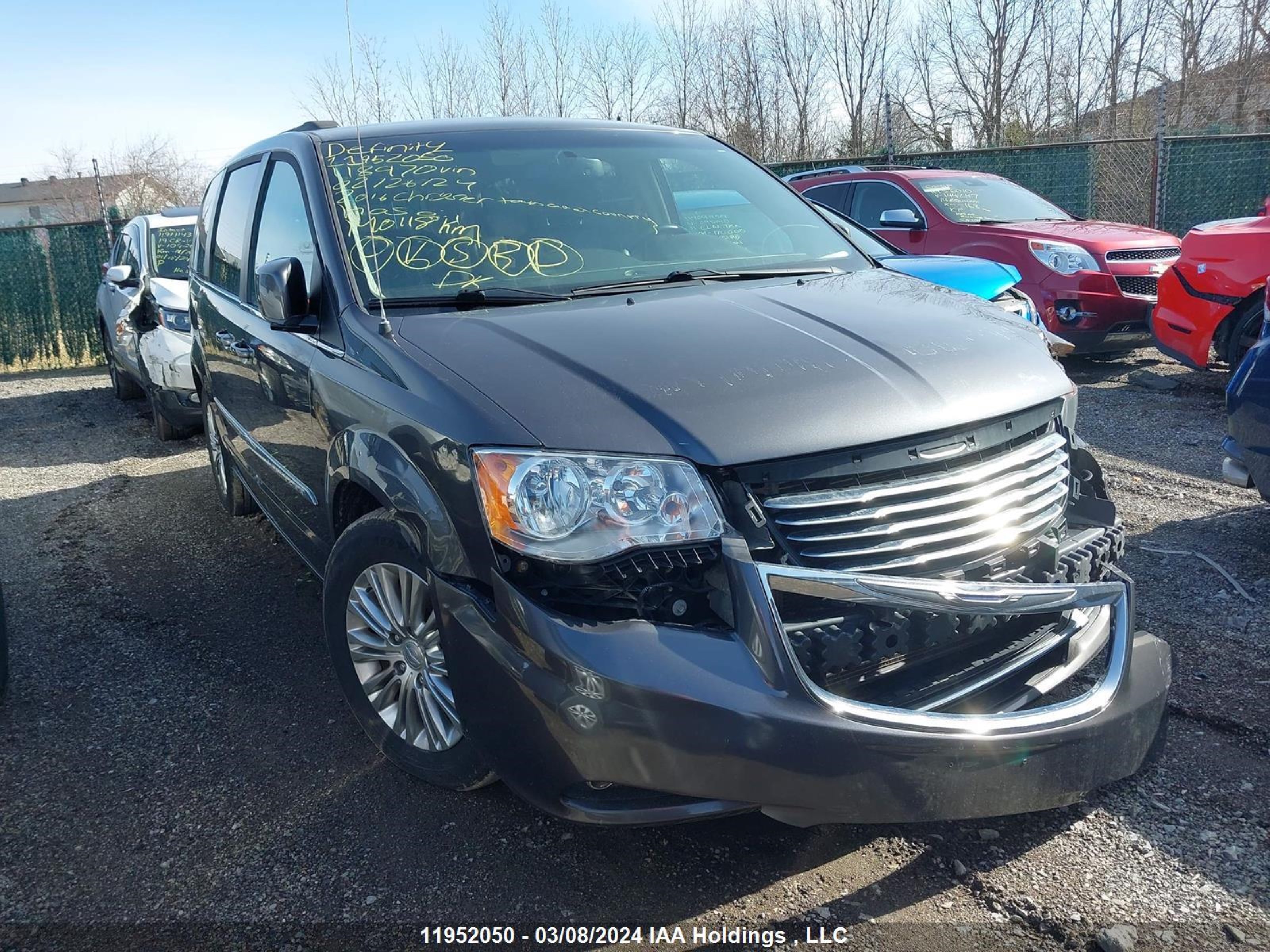 chrysler town & country 2016 2c4rc1cg2gr118970