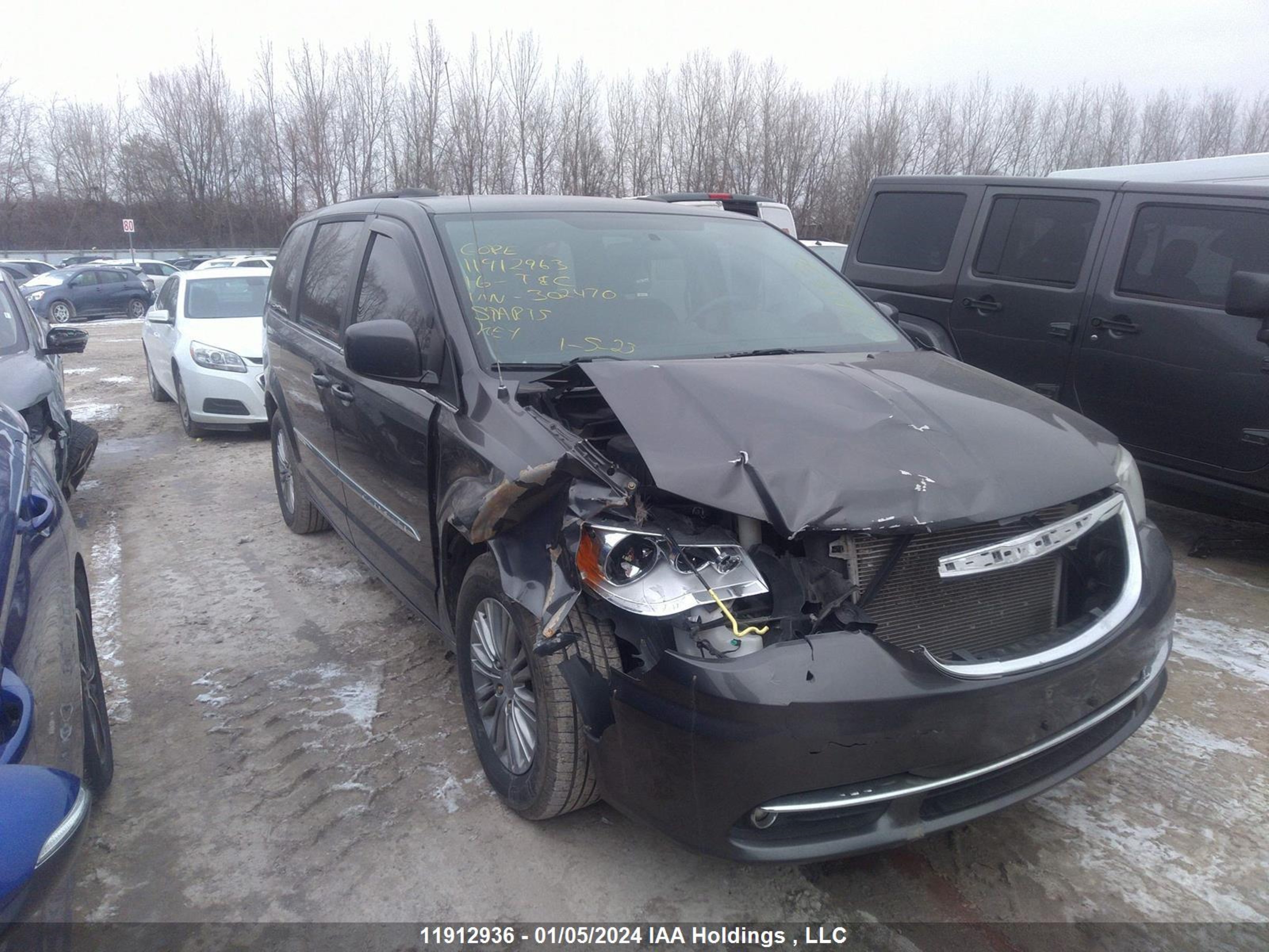 chrysler town & country 2016 2c4rc1cg4gr302470