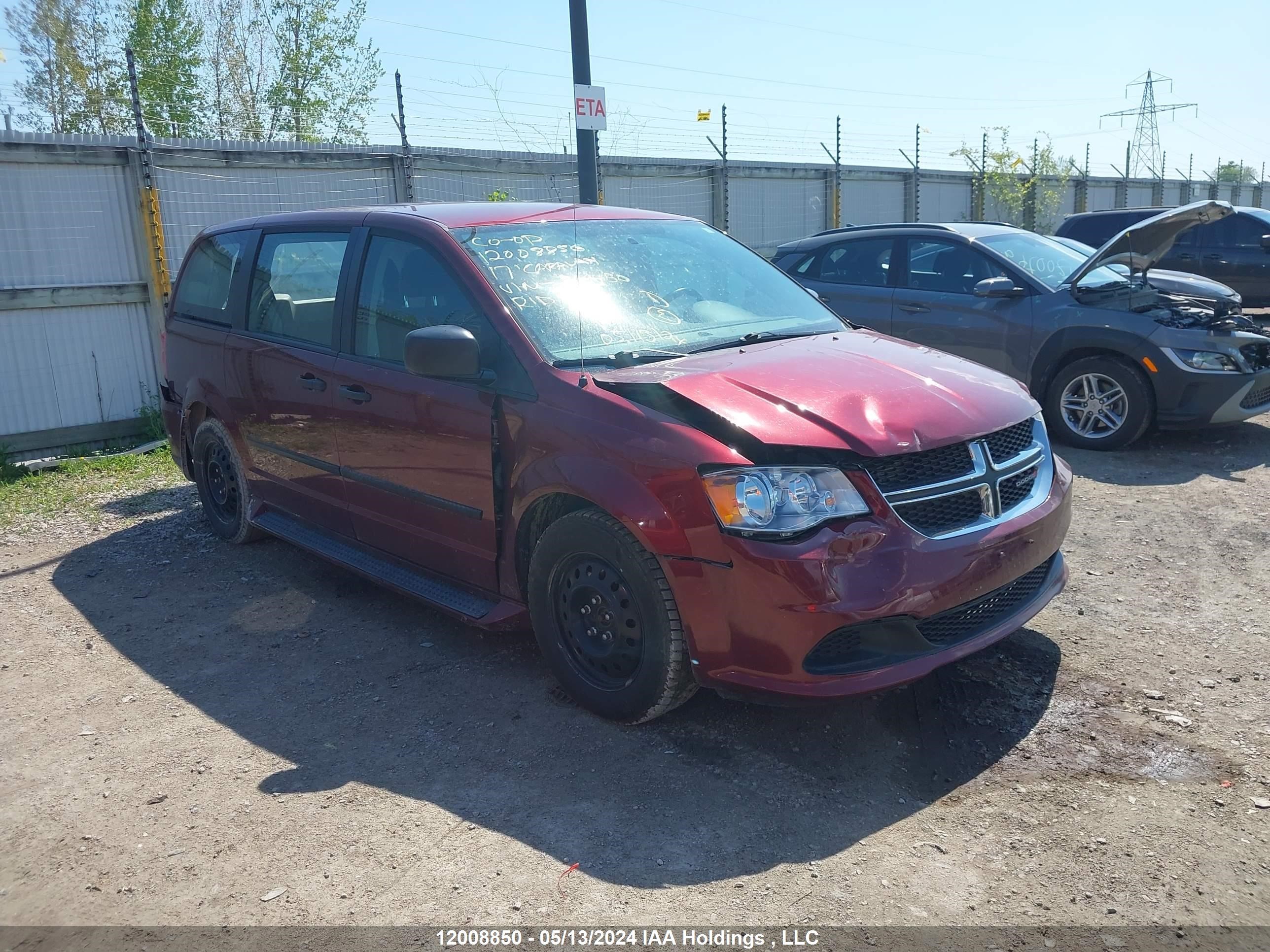 dodge caravan 2017 2c4rdgbg1hr869450