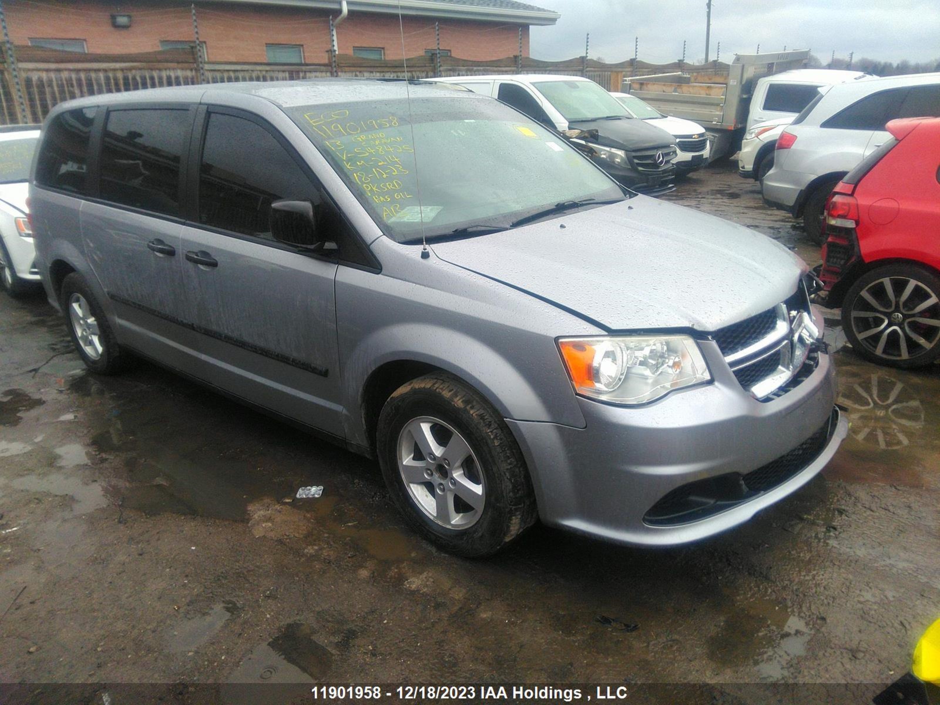 dodge caravan 2013 2c4rdgbg5dr548425