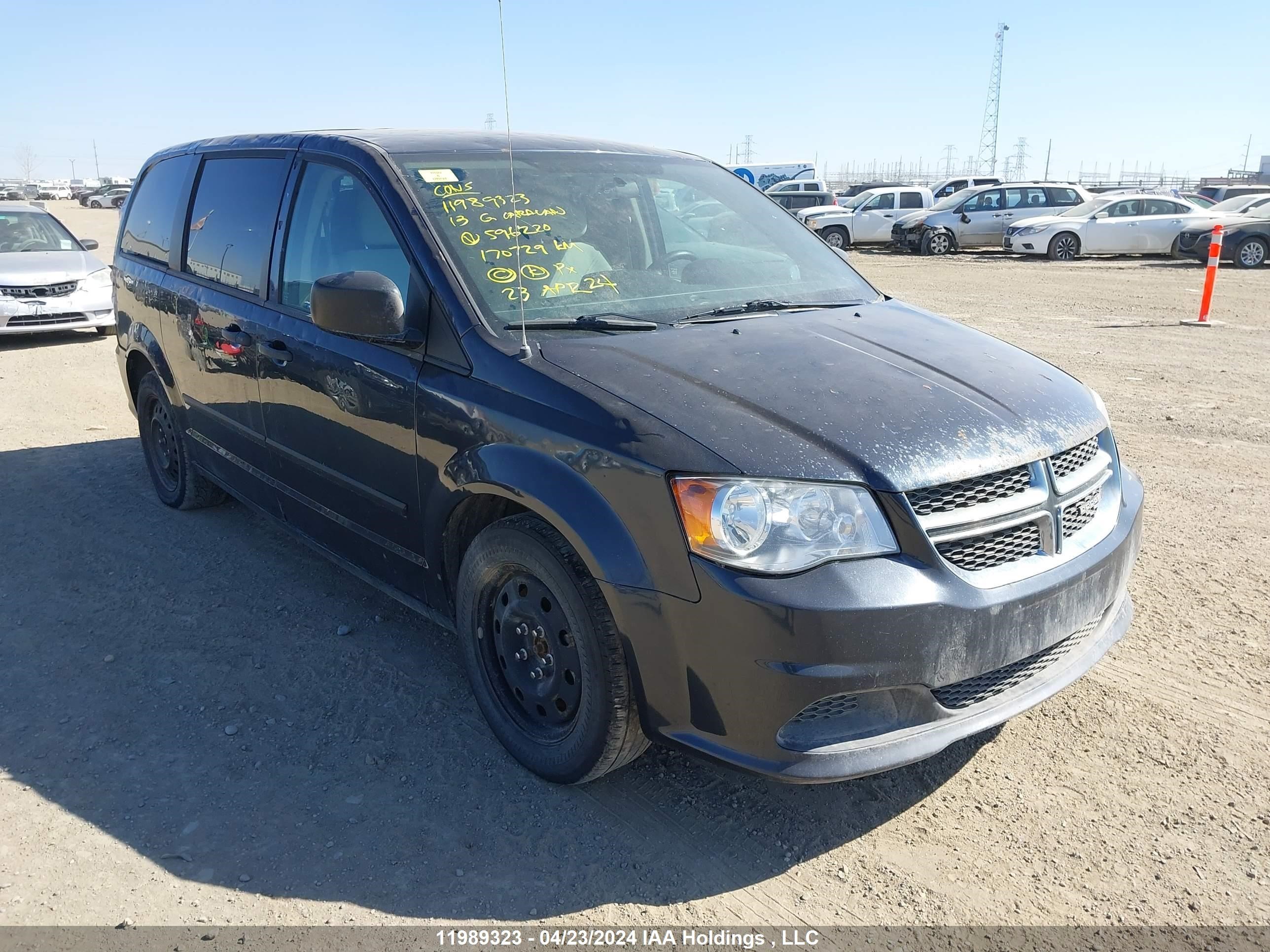 dodge caravan 2013 2c4rdgbg7dr596220