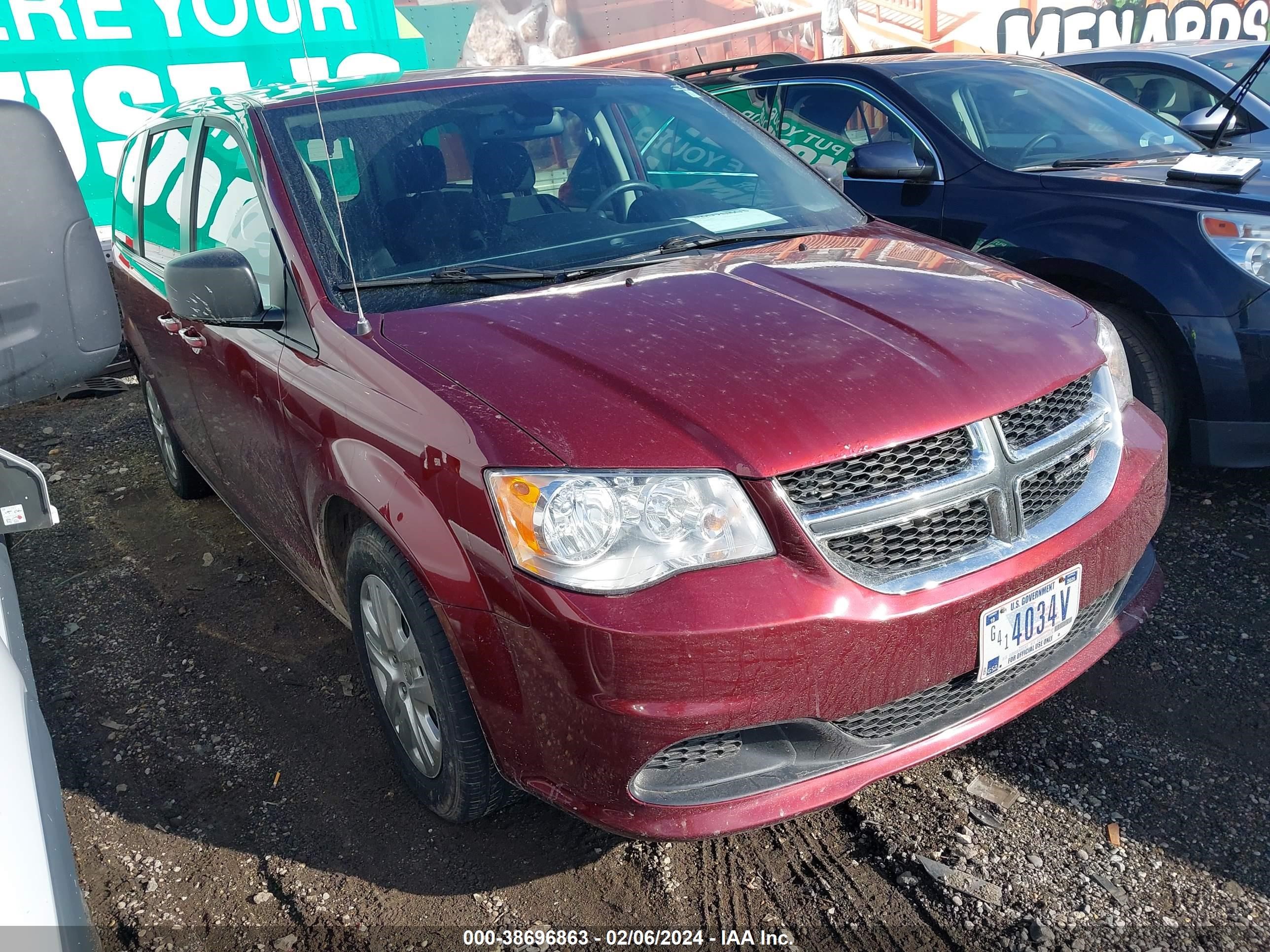 dodge caravan 2018 2c4rdgbg8jr313156