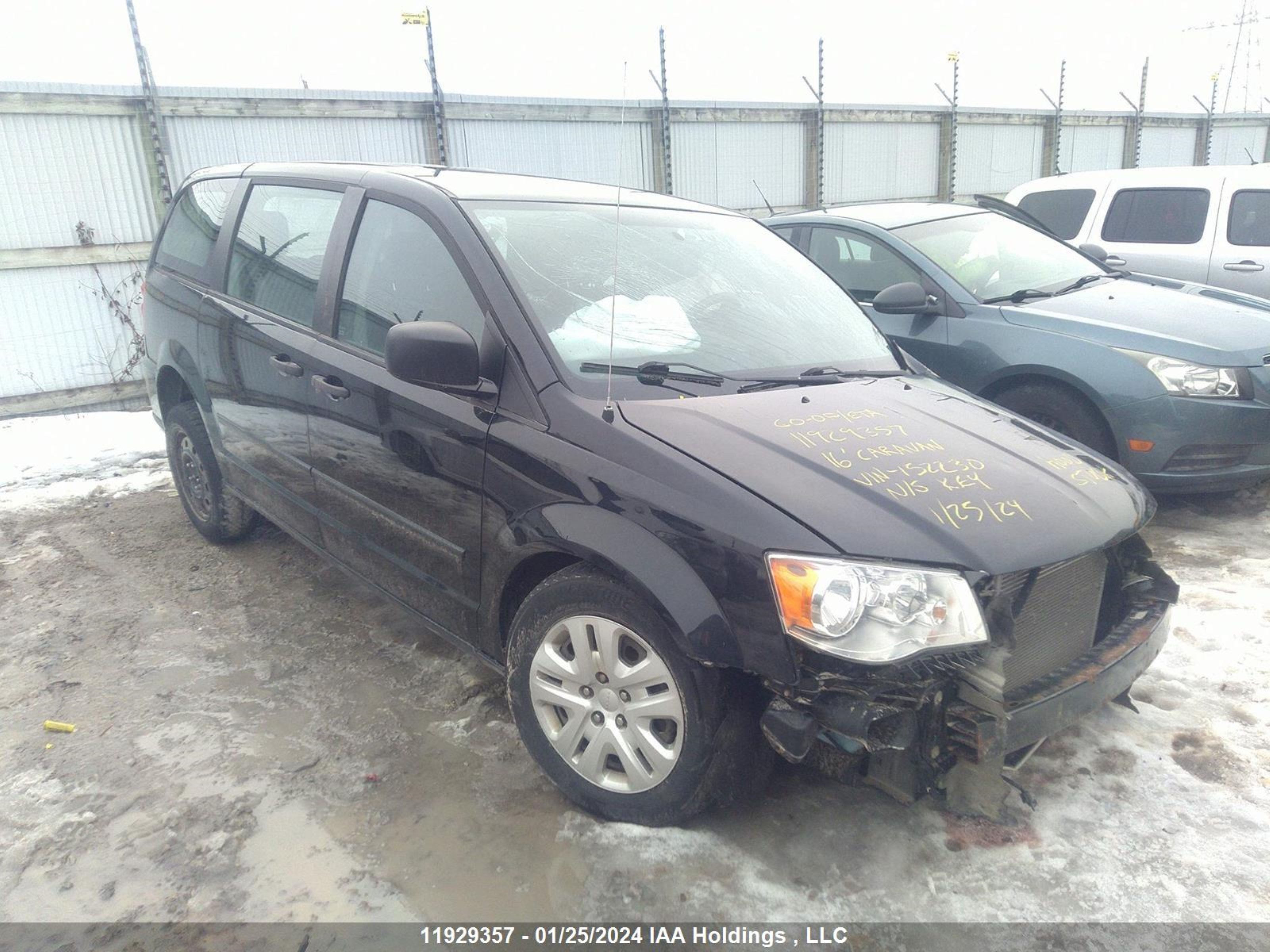 dodge caravan 2016 2c4rdgbg9gr152230