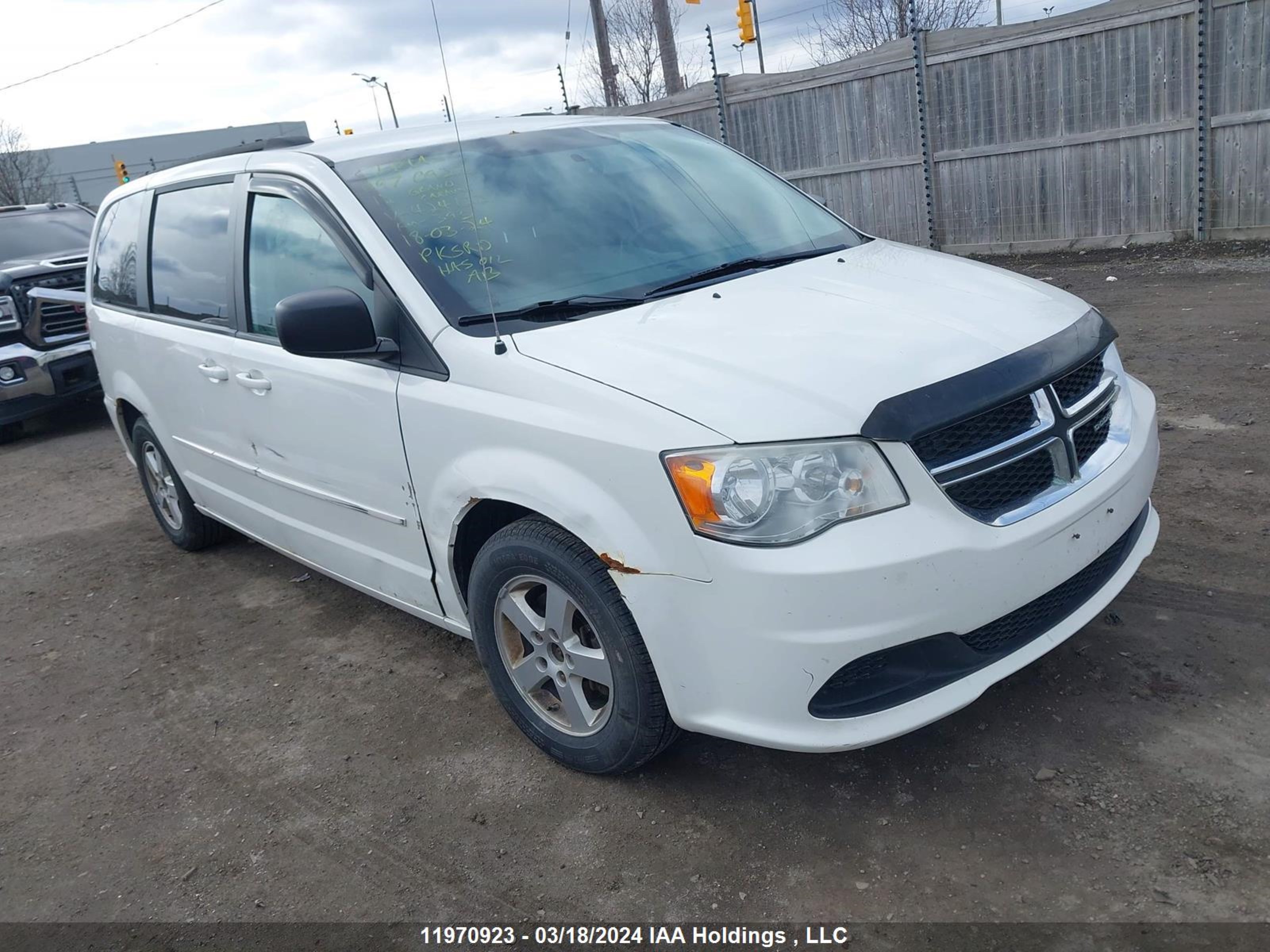 dodge caravan 2012 2c4rdgbgxcr159634