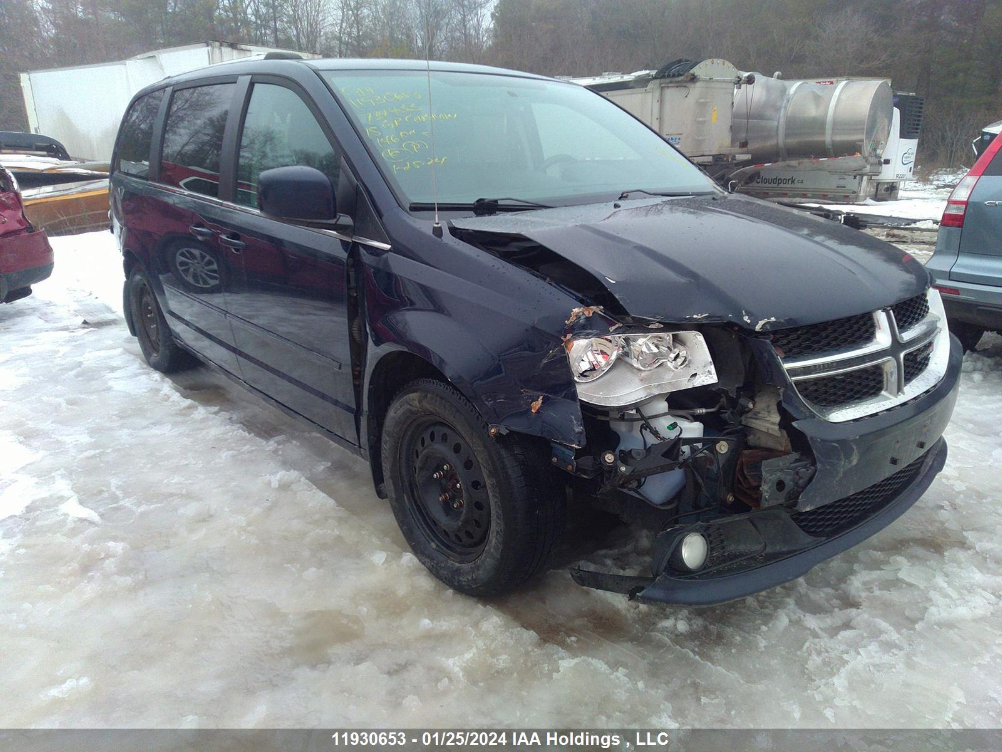 dodge caravan 2015 2c4rdgbgxfr734433