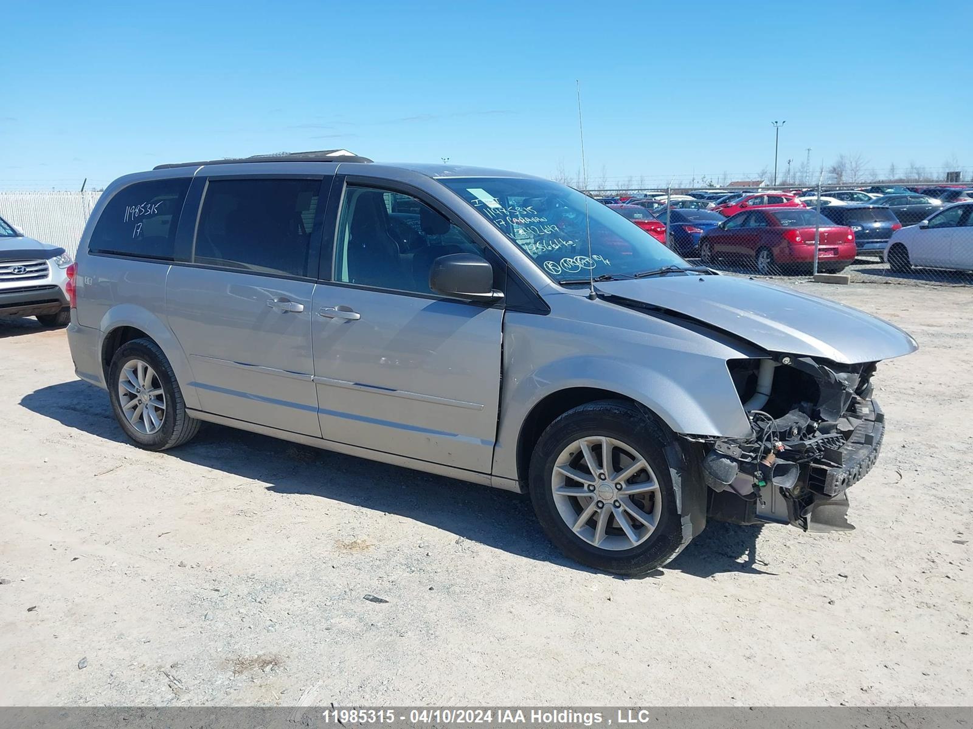 dodge caravan 2017 2c4rdgbgxhr742647