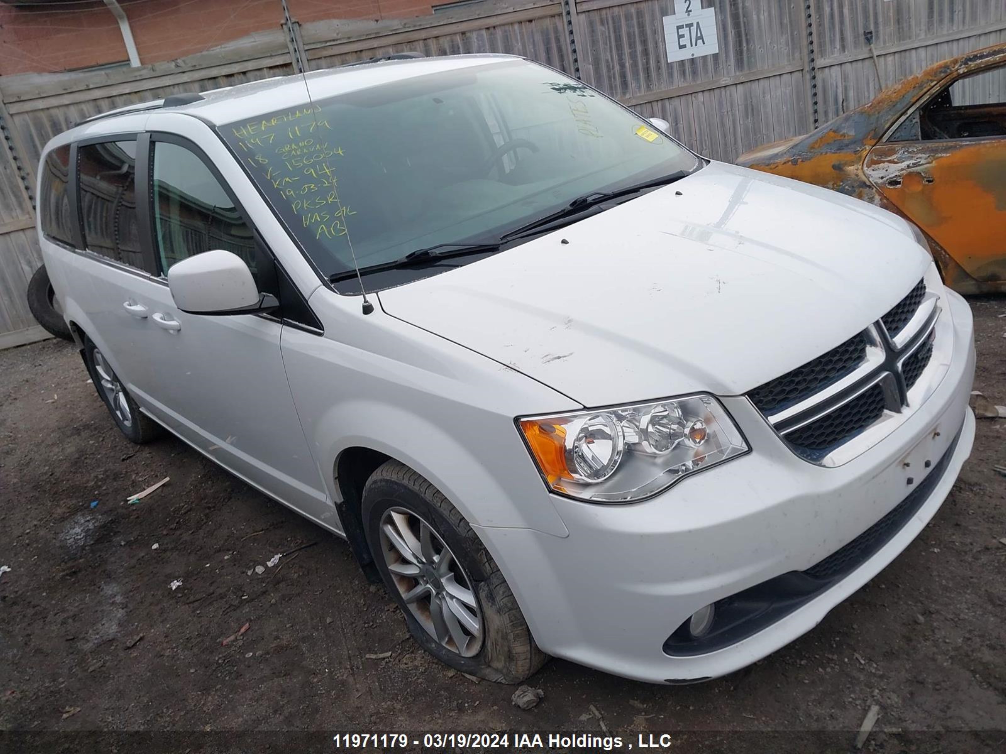 dodge caravan 2018 2c4rdgbgxjr156004